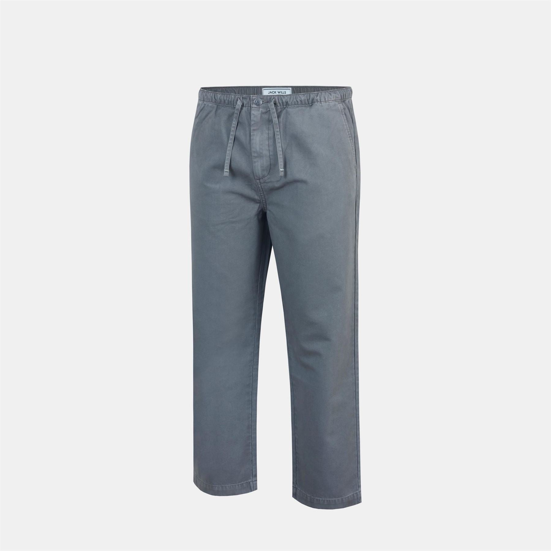 Jack Wills Canvasas Solid Patterned Wide Leg Chinos