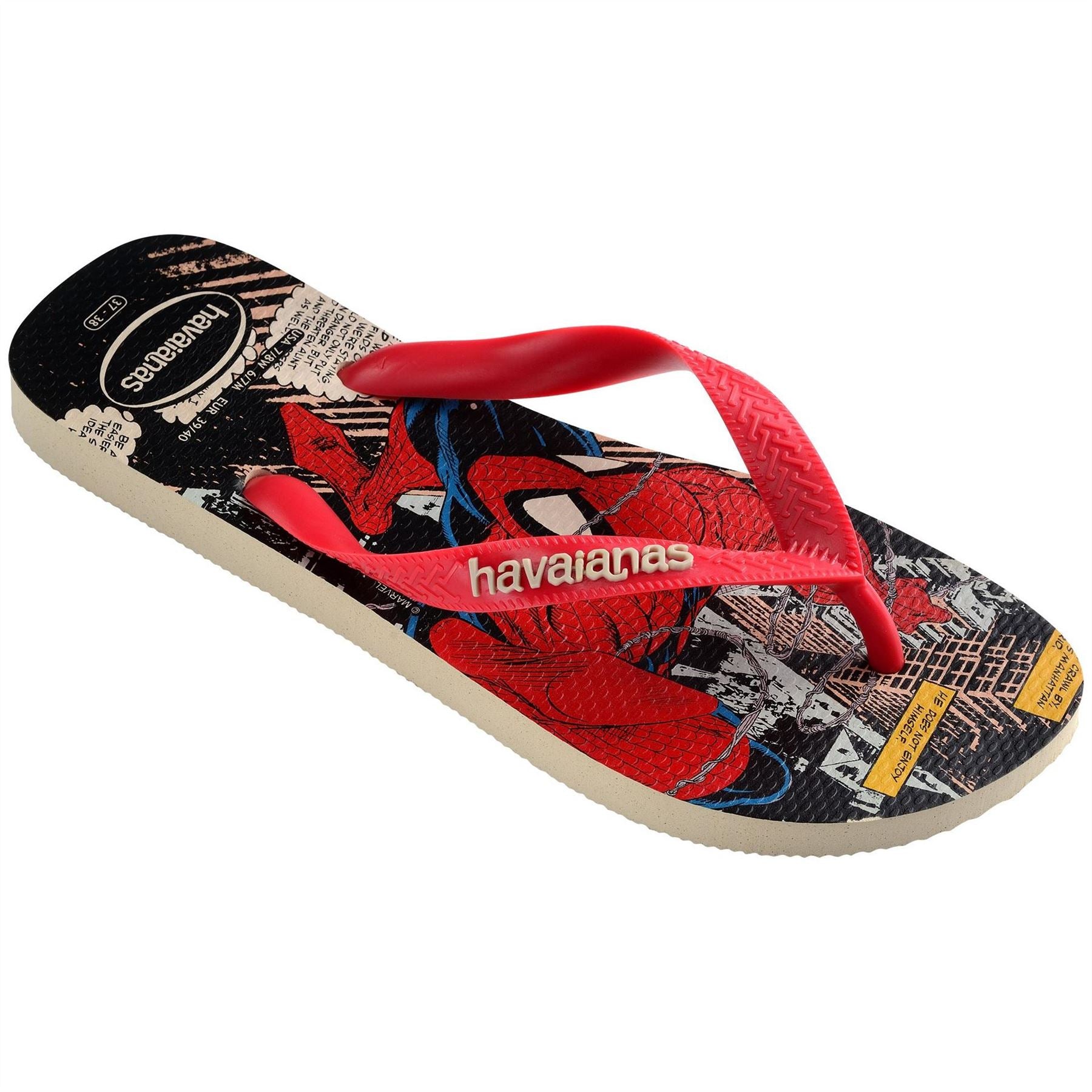 Havaianas Hav. Top Marvel Classics Beige Stra Flip Flops Womens