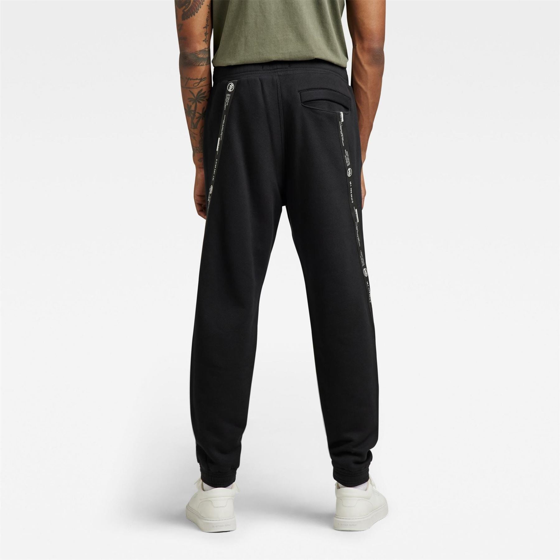 G Star Logo Tape Side Pocket Slim Cut Joggers