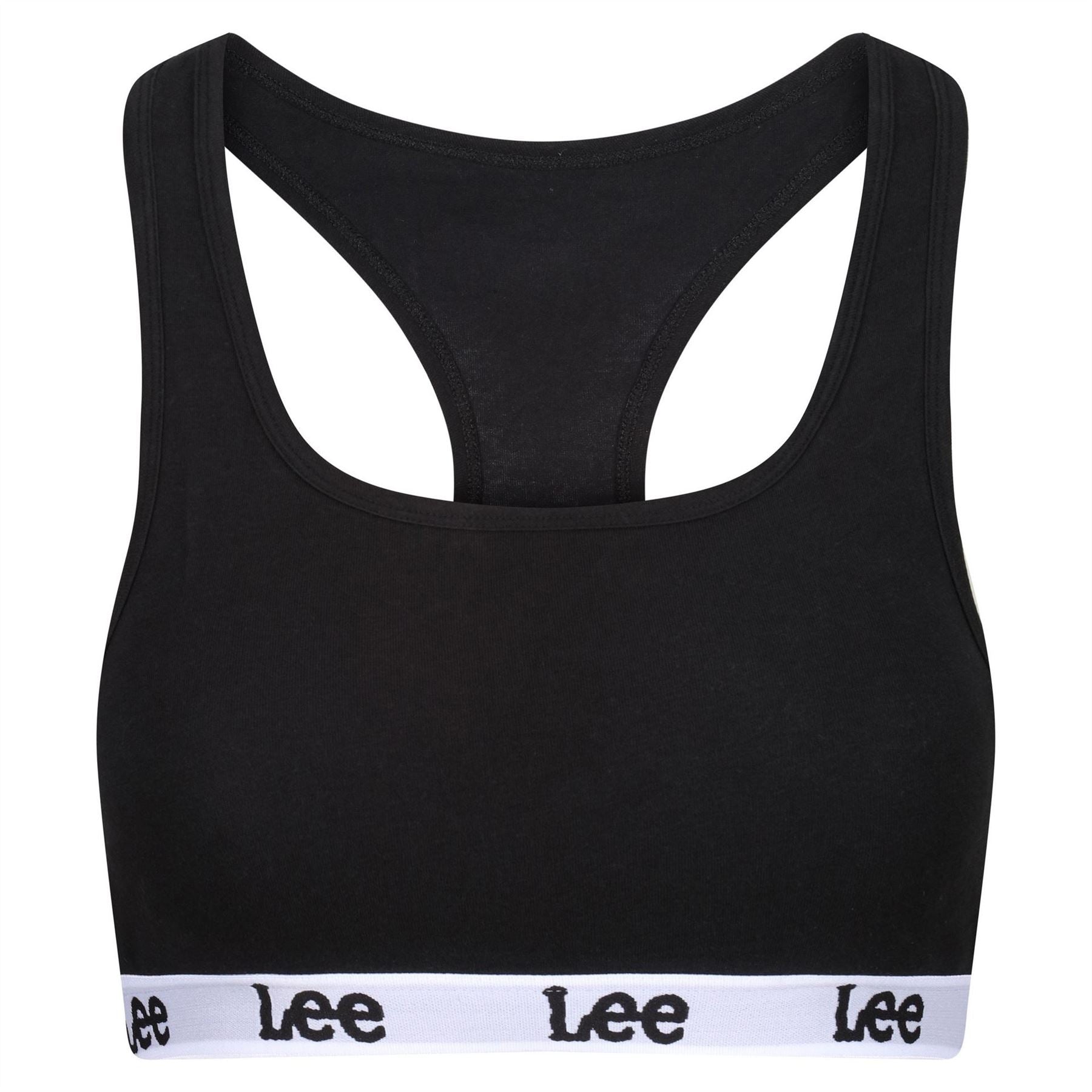 Lee Diana Cropped Scoop Neck Snug Fit Bra