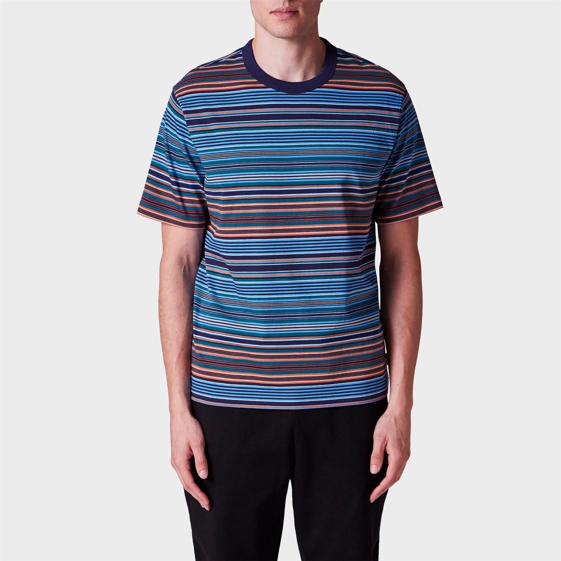 PS Paul Smith Regular Fit Stripe Crew Neck T-Shirt