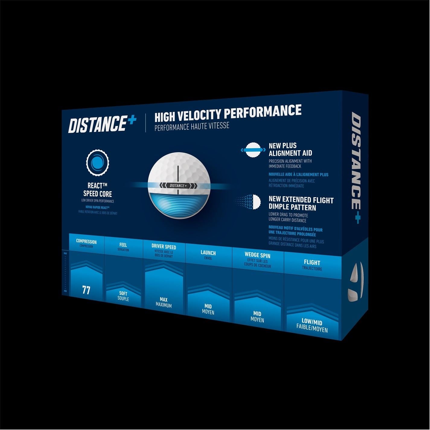 TaylorMade Distance+ Golf Balls 12 Pack
