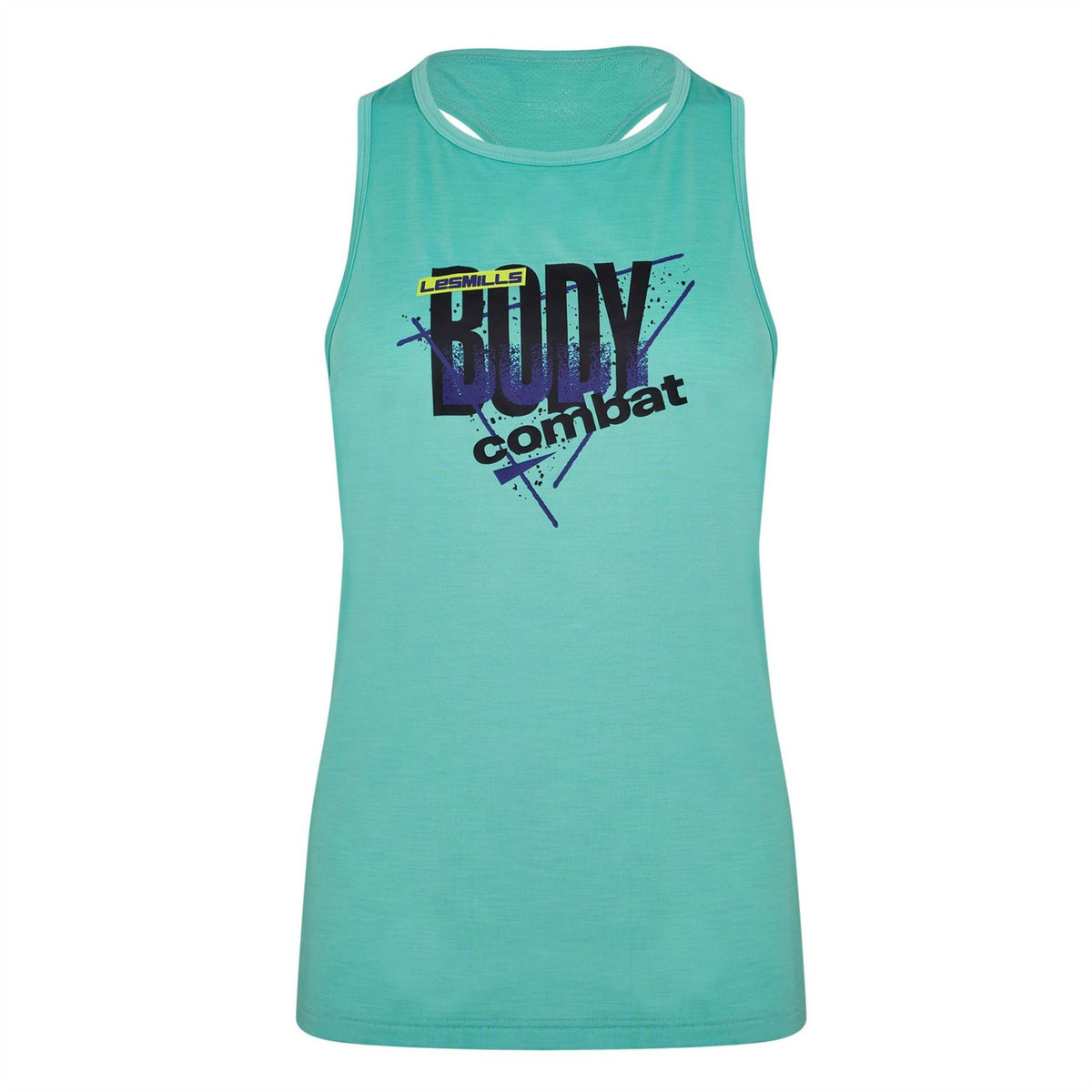 Reebok Womens Les Mills¿ Bodycombat¿ Activchill Graphic Tank Top Gym Vest