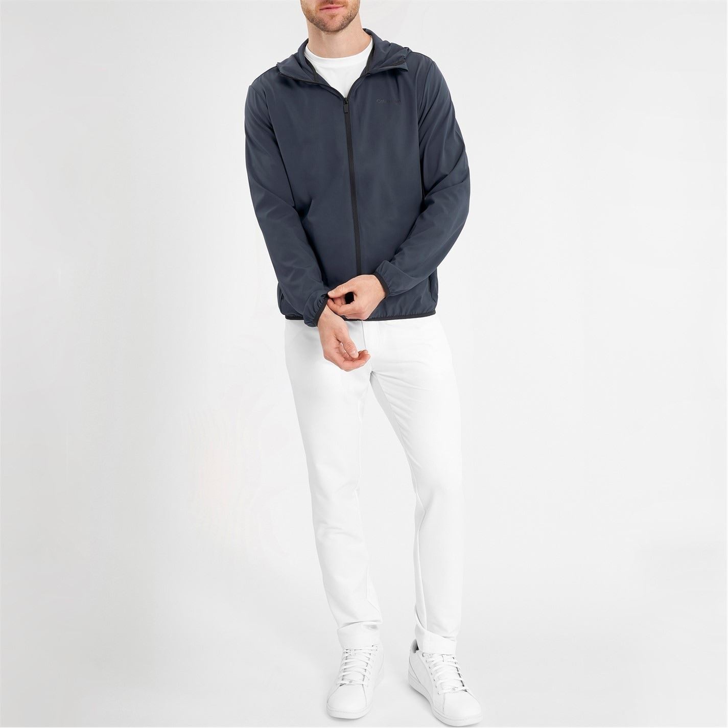 Calvin Klein Golf Hooded Performance Jacket with Elasticated Cuff