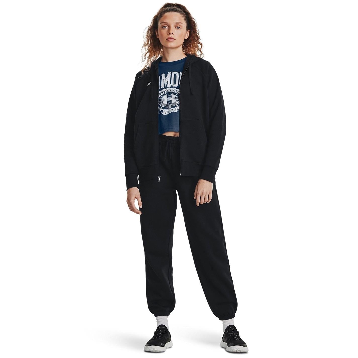Under Armour Womens Rival Fleece Full Zip Hoodie