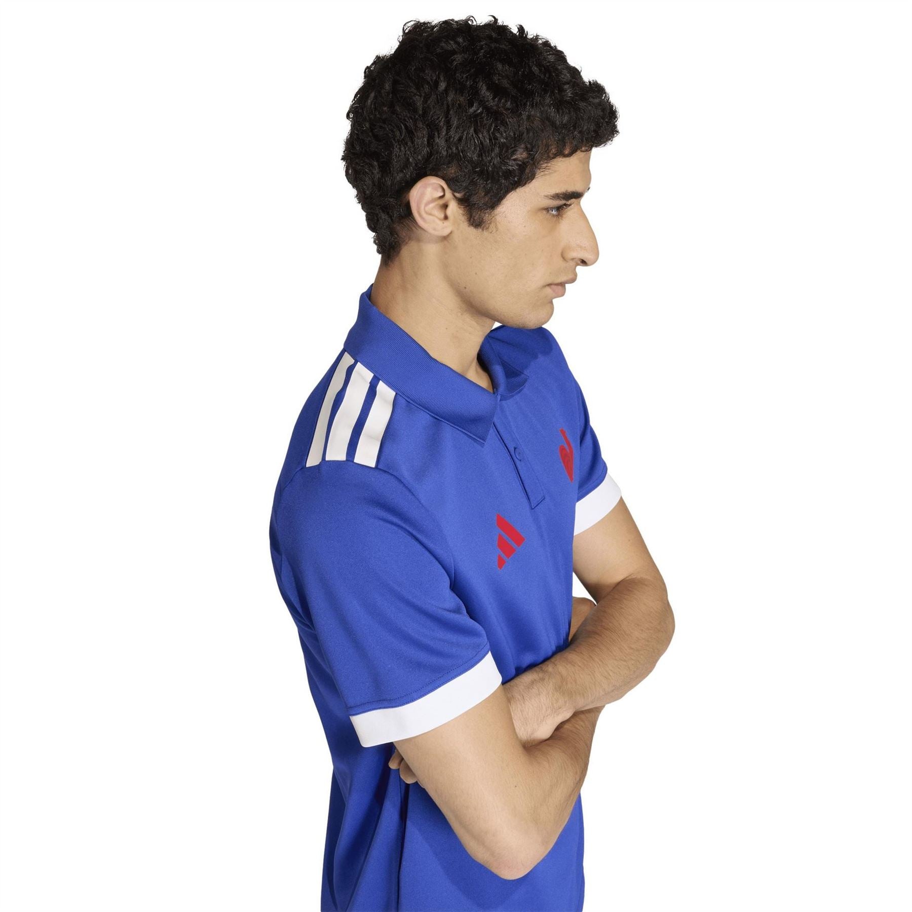 adidas Mens France Home Polo Shirt 2026