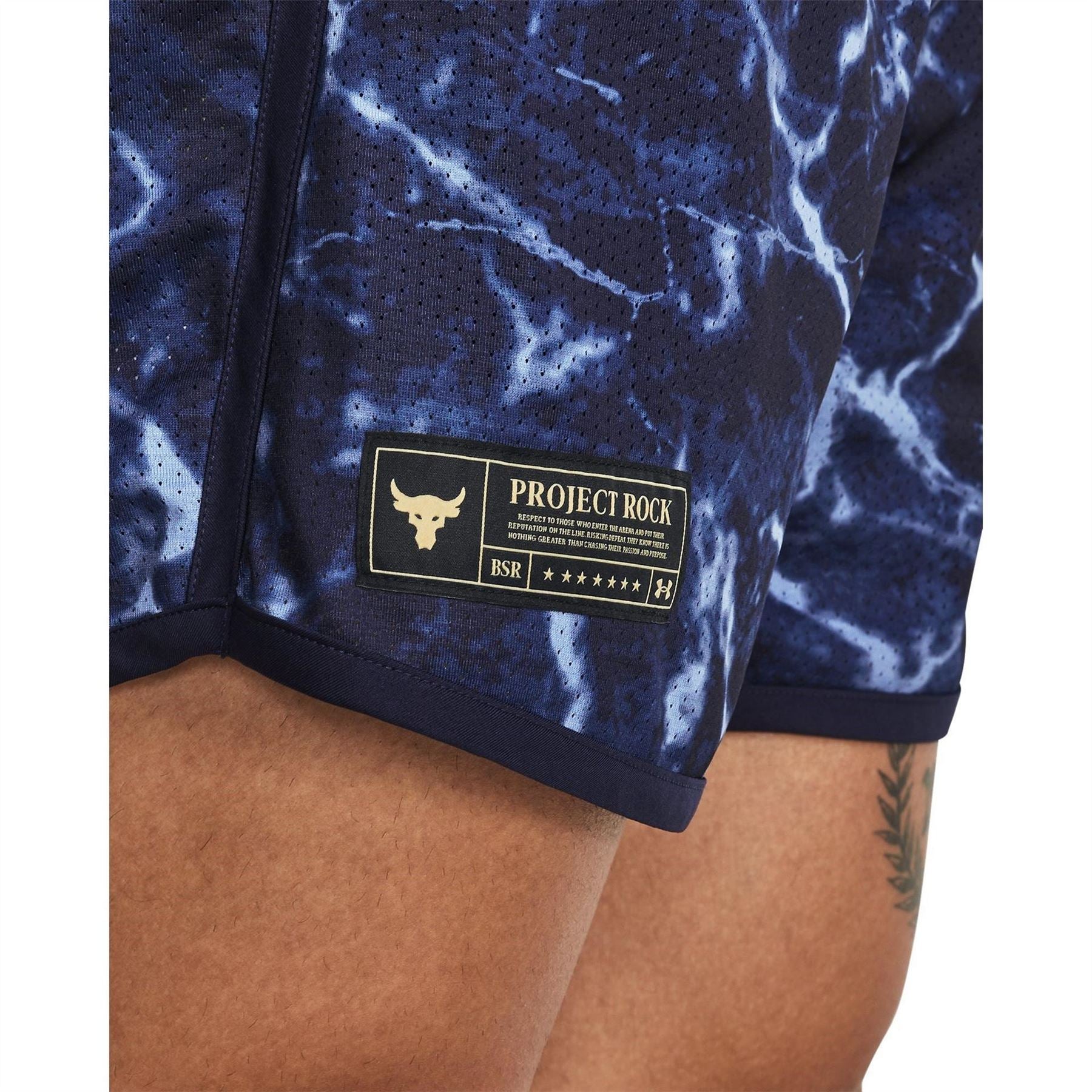 Under Armour Mens Armour Pjt Rock Mesh Shorts Pt Gym Shorts