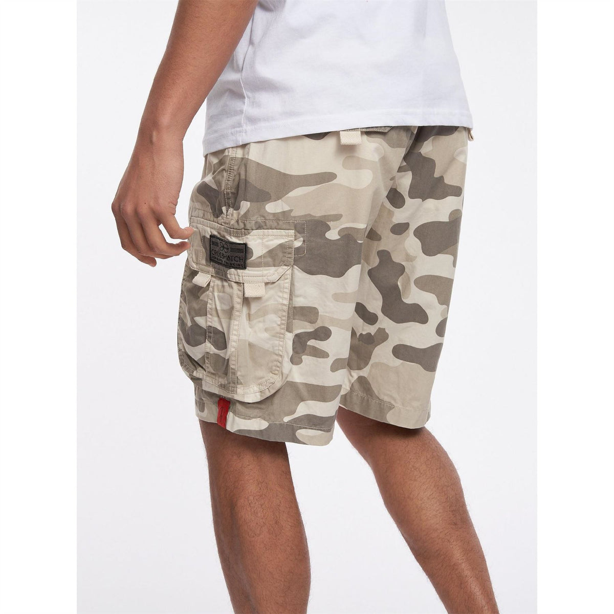 Crosshatch Watchford Camo Patterned Casual Shorts