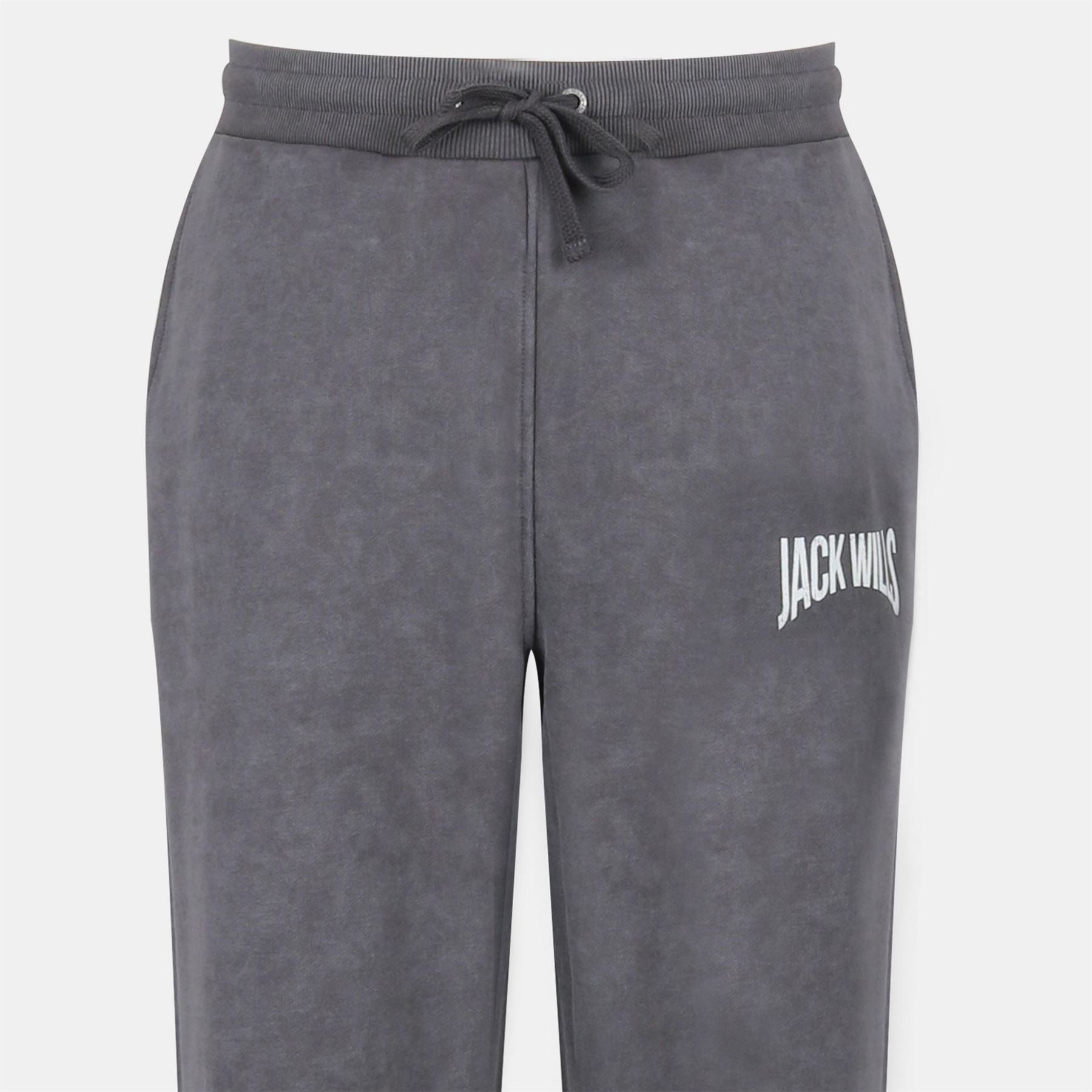 Jack Wills Solid Patterned Graphic Regular Fit Joggers