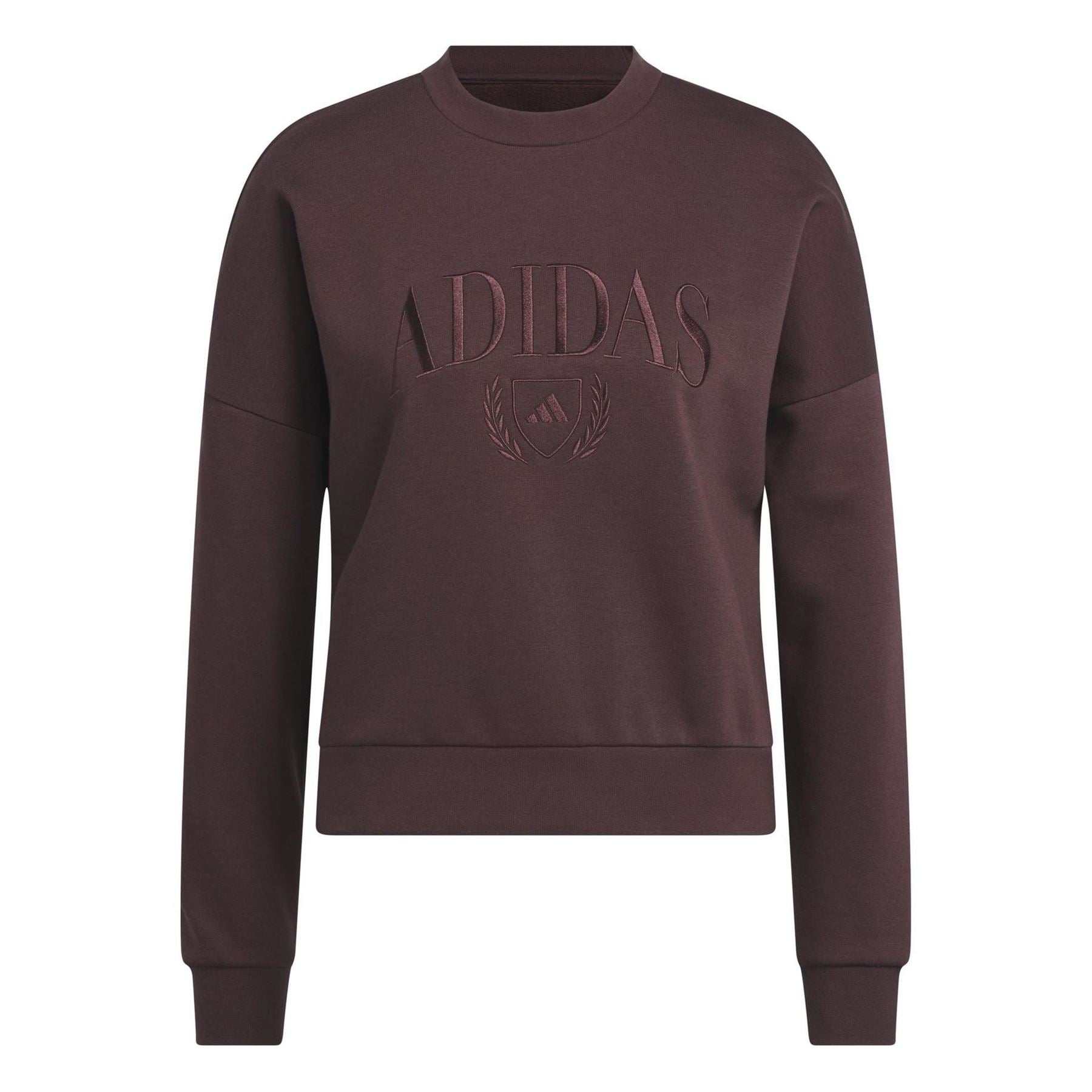 adidas Womens Cozy Holiday Graphic Sweatshirt