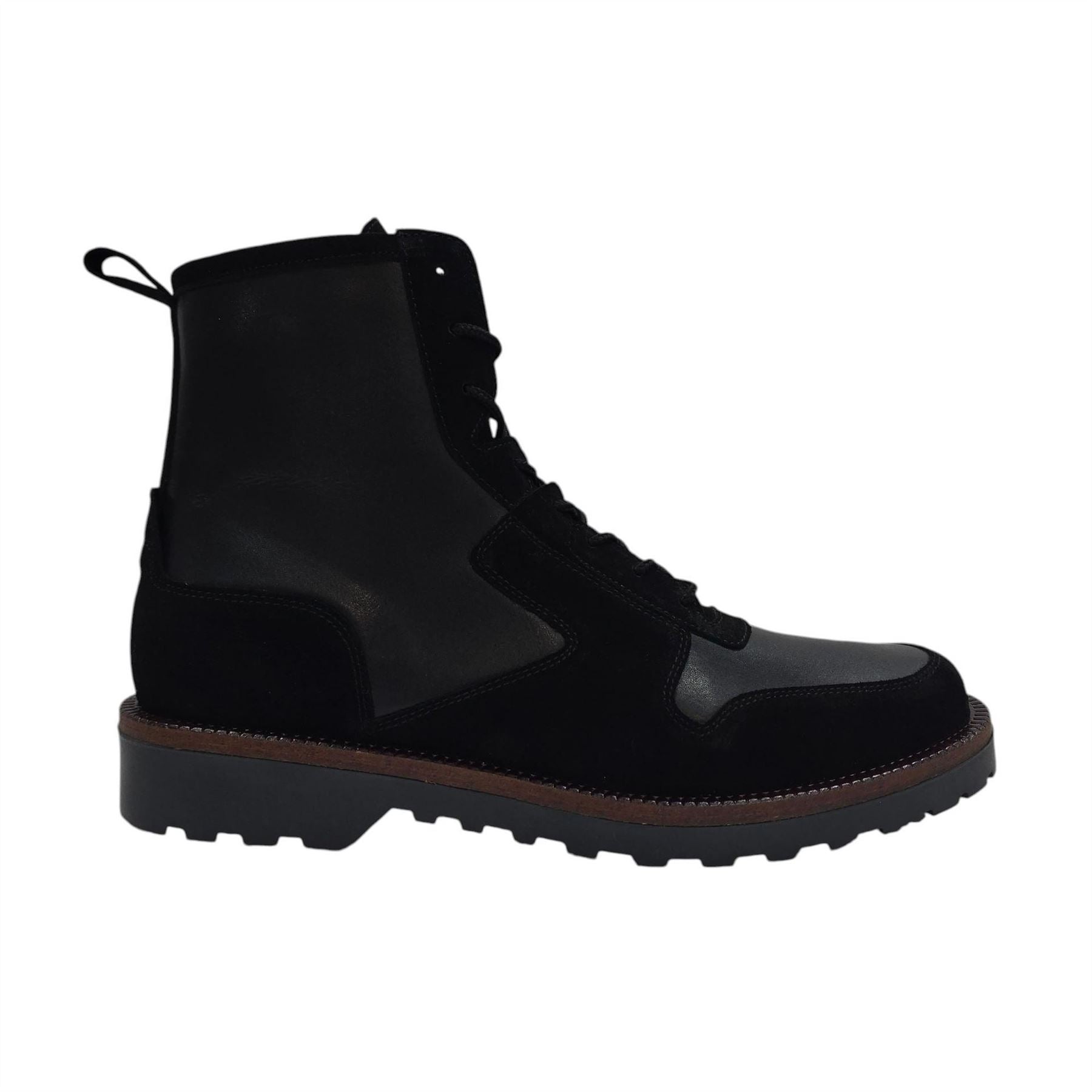 Firetrap Akashi Leather Ankle Lace Up Hiker Boots