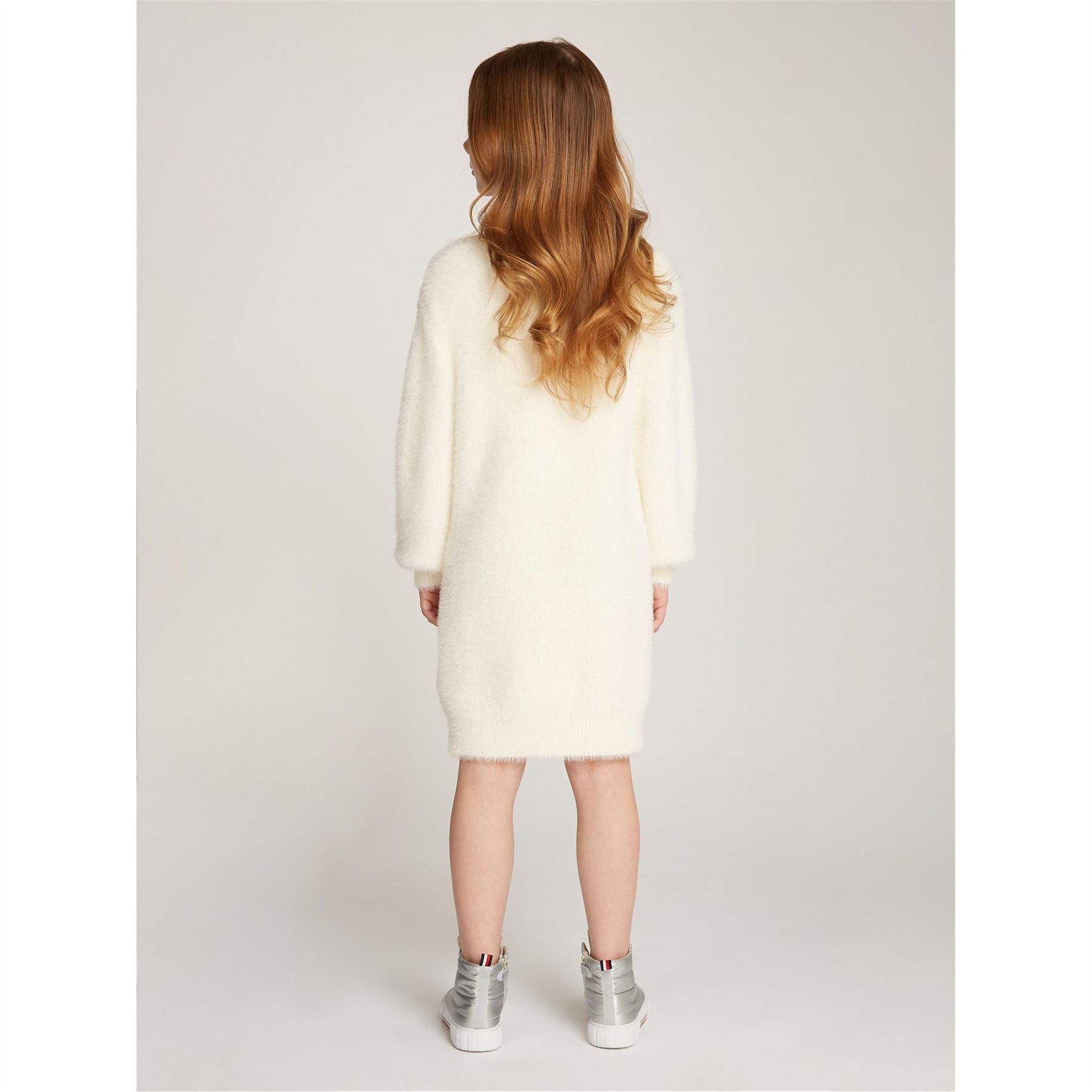 Tommy Hilfiger Fluffy Jumper Dress Juniors
