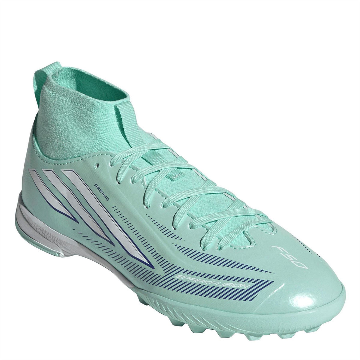 adidas Sparkfusion League Mid Cut Turf Football Boots Juniors