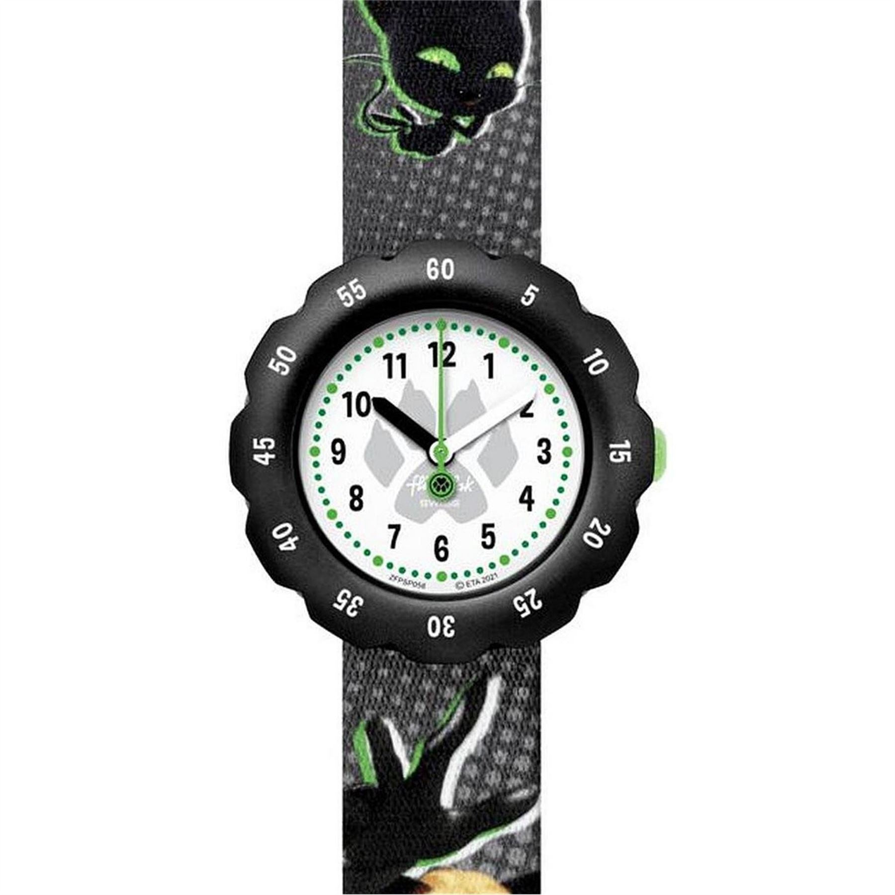 Flik Flak Bold Hands Clear Markers Analogue Quartz Watch