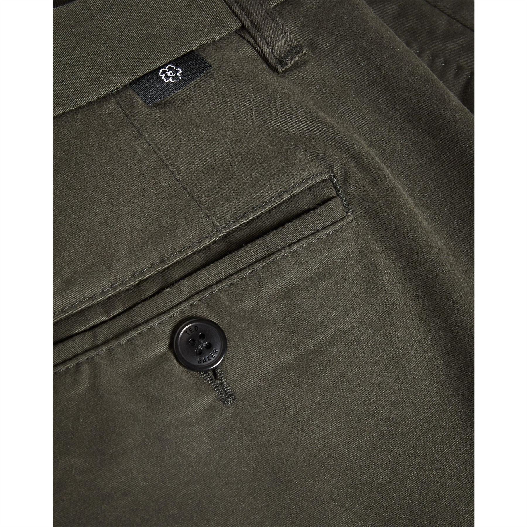 Ted Baker Solid Patterned Chino Shorts