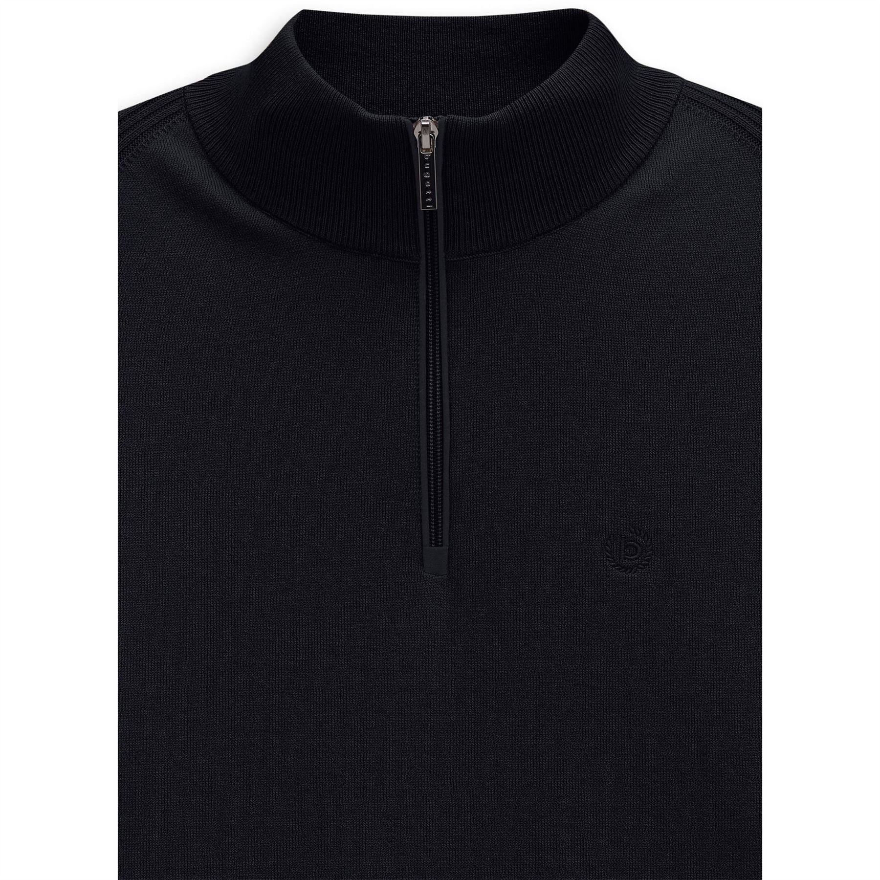 Bugatti Quarter Zip Knitted Top