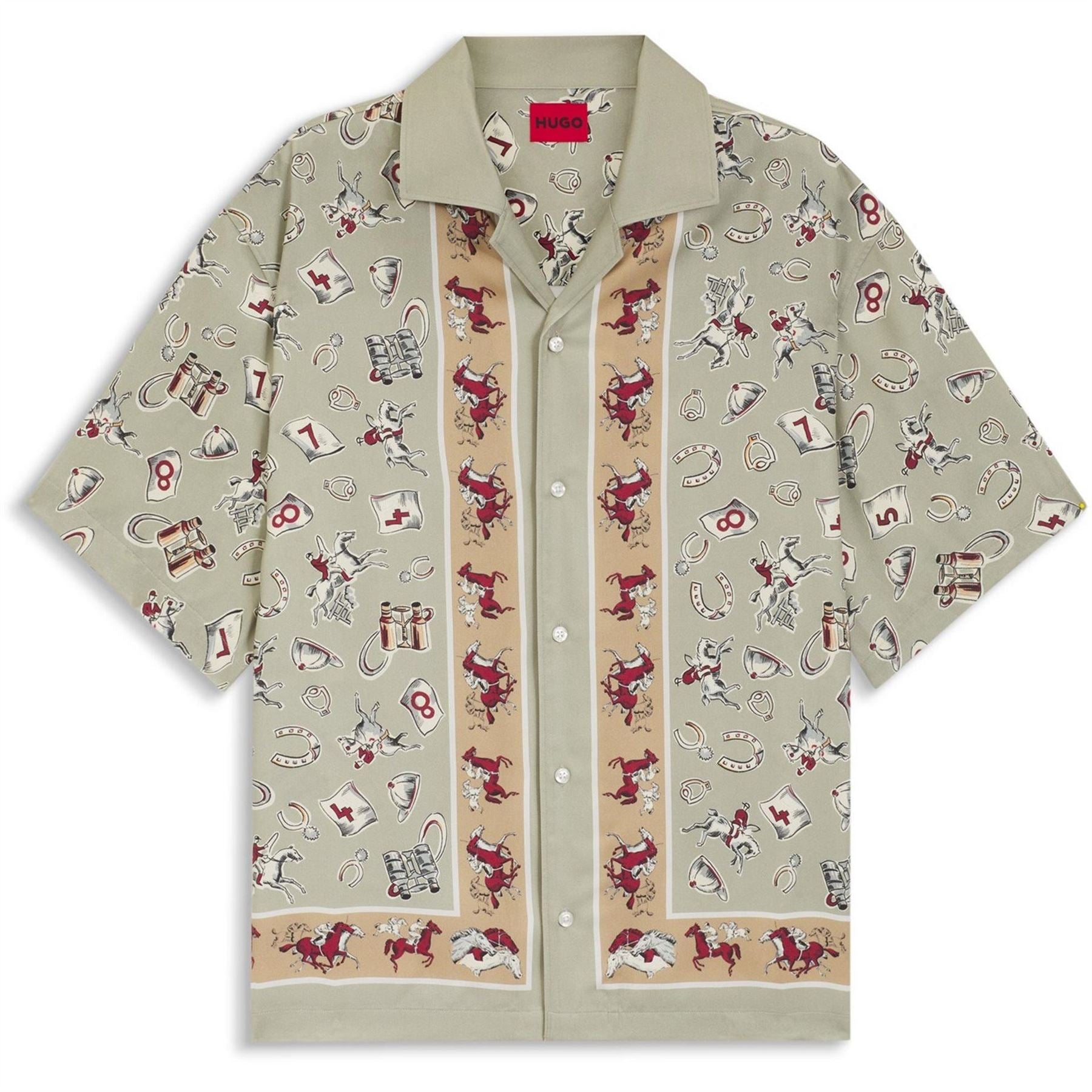 Hugo Long Sleeve Patterned Shirt