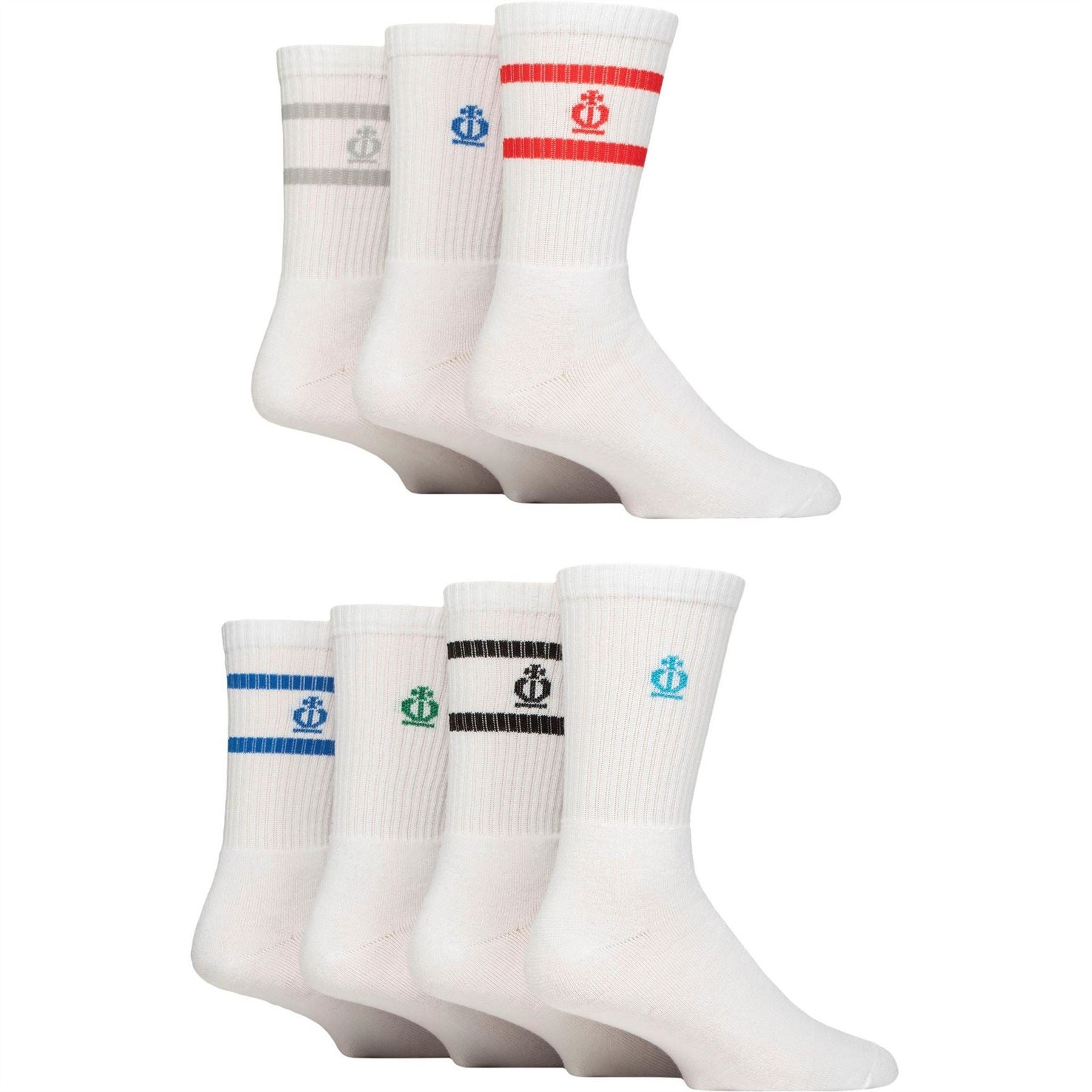 Jeff Banks 7 Pack Sport Crew Socks