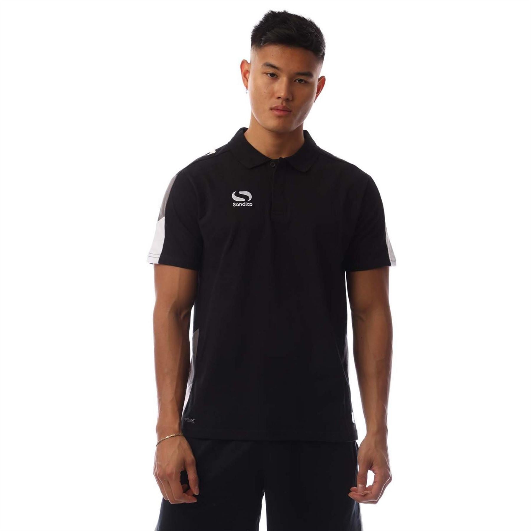 Sondico Venata Collared Neck Short Sleeve Polo T-Shirt