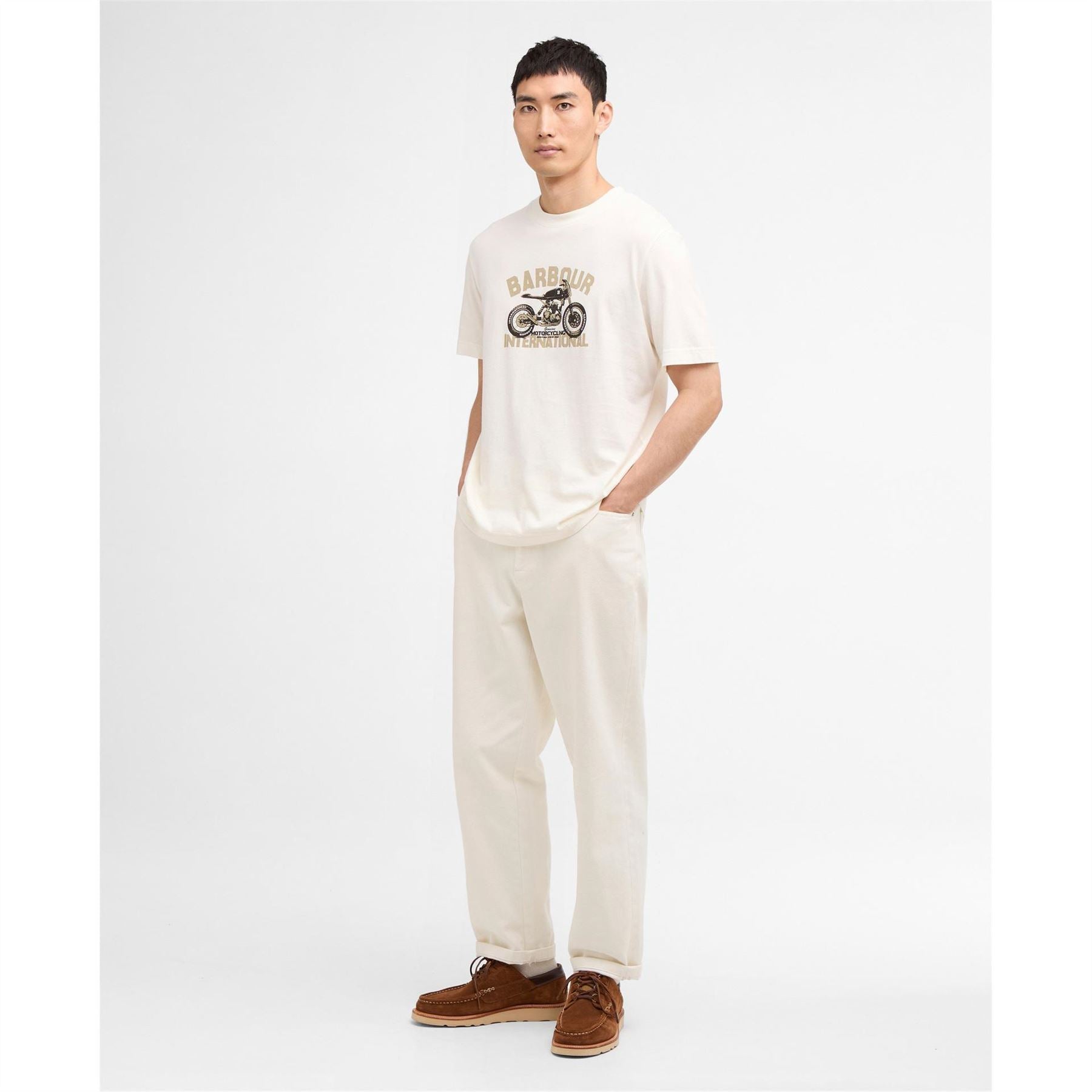 Barbour International Shifter Graphic Print T-Shirt