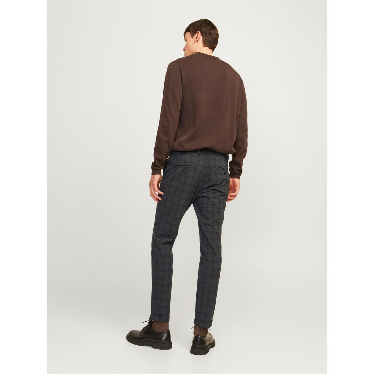 Jack and Jones Marco Plaid Slim Chinos