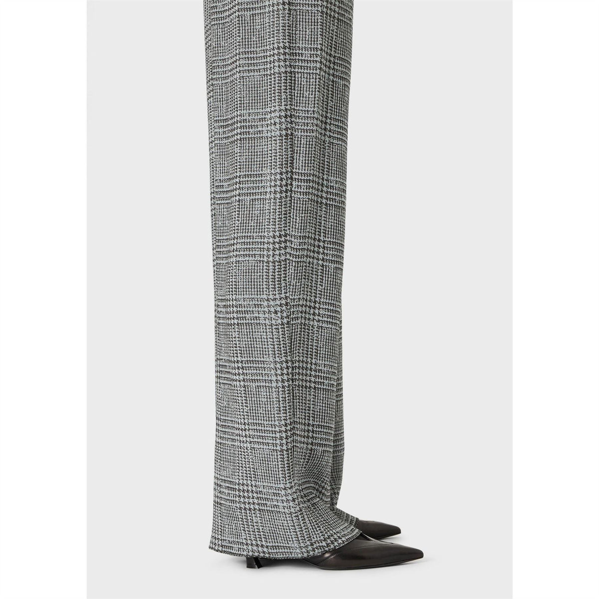 Emporio Armani Fine Knit Zip Up Wide Leg Trousers