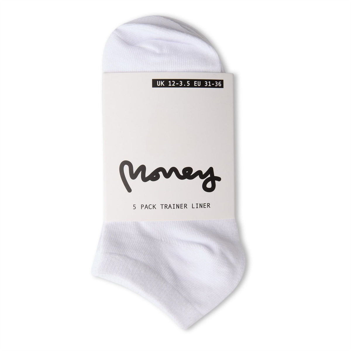 Money Tayla 5 Pack Lettering Liner Socks