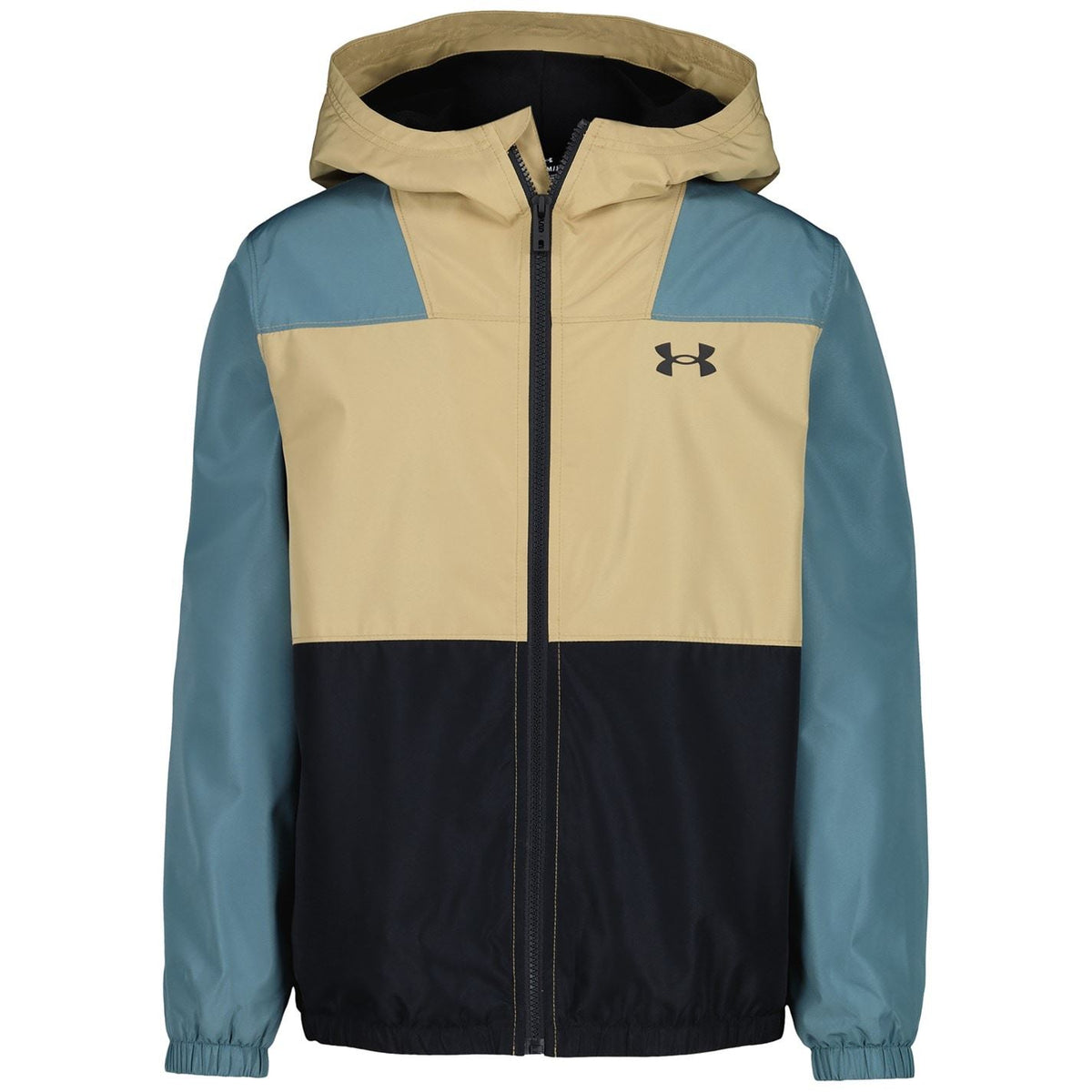 Under Armour Windbreaker Water Repellent Windproof Hooded Long Sleeve Rain Anorak