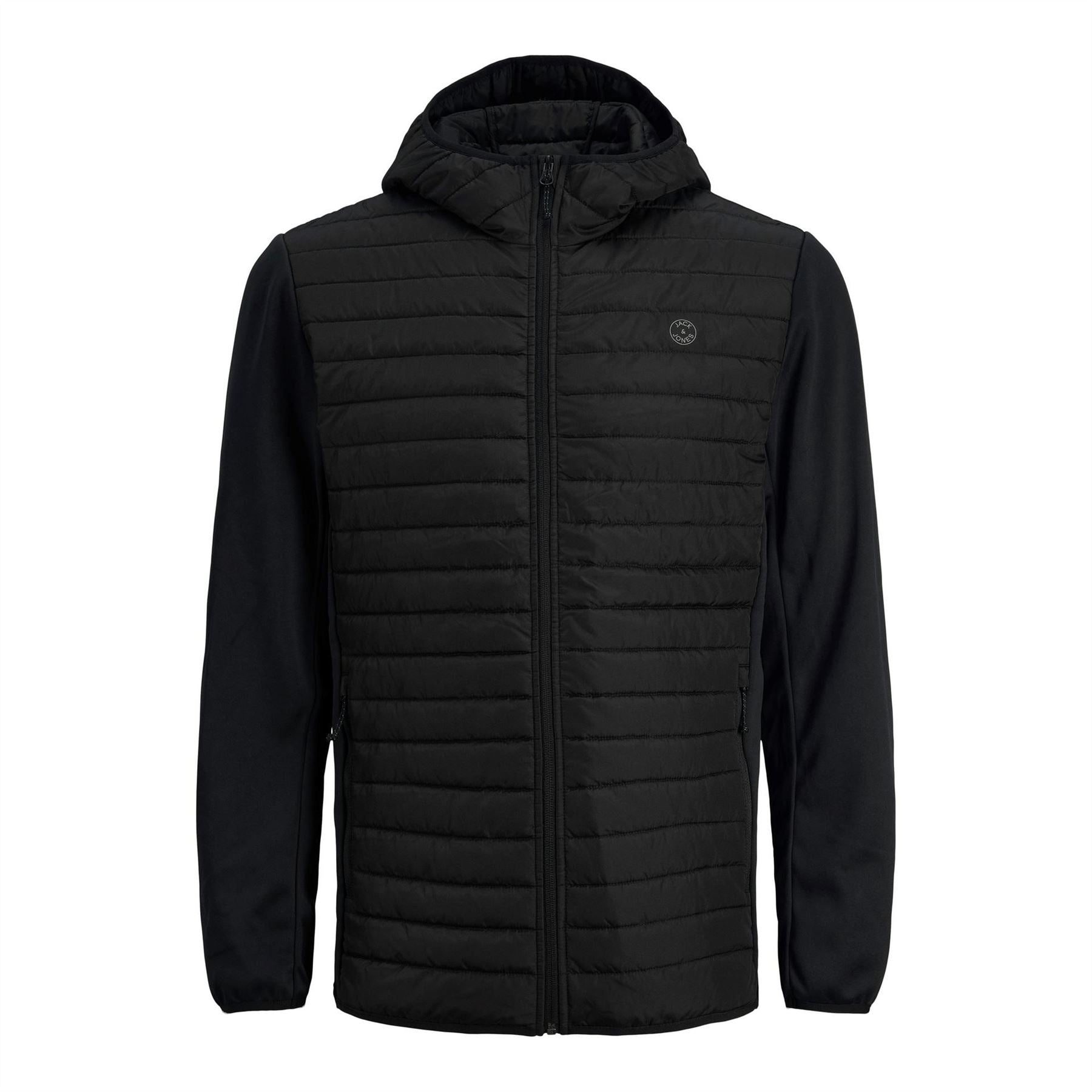 Jack and Jones Mens Multi Quilted Jacket Plus Size