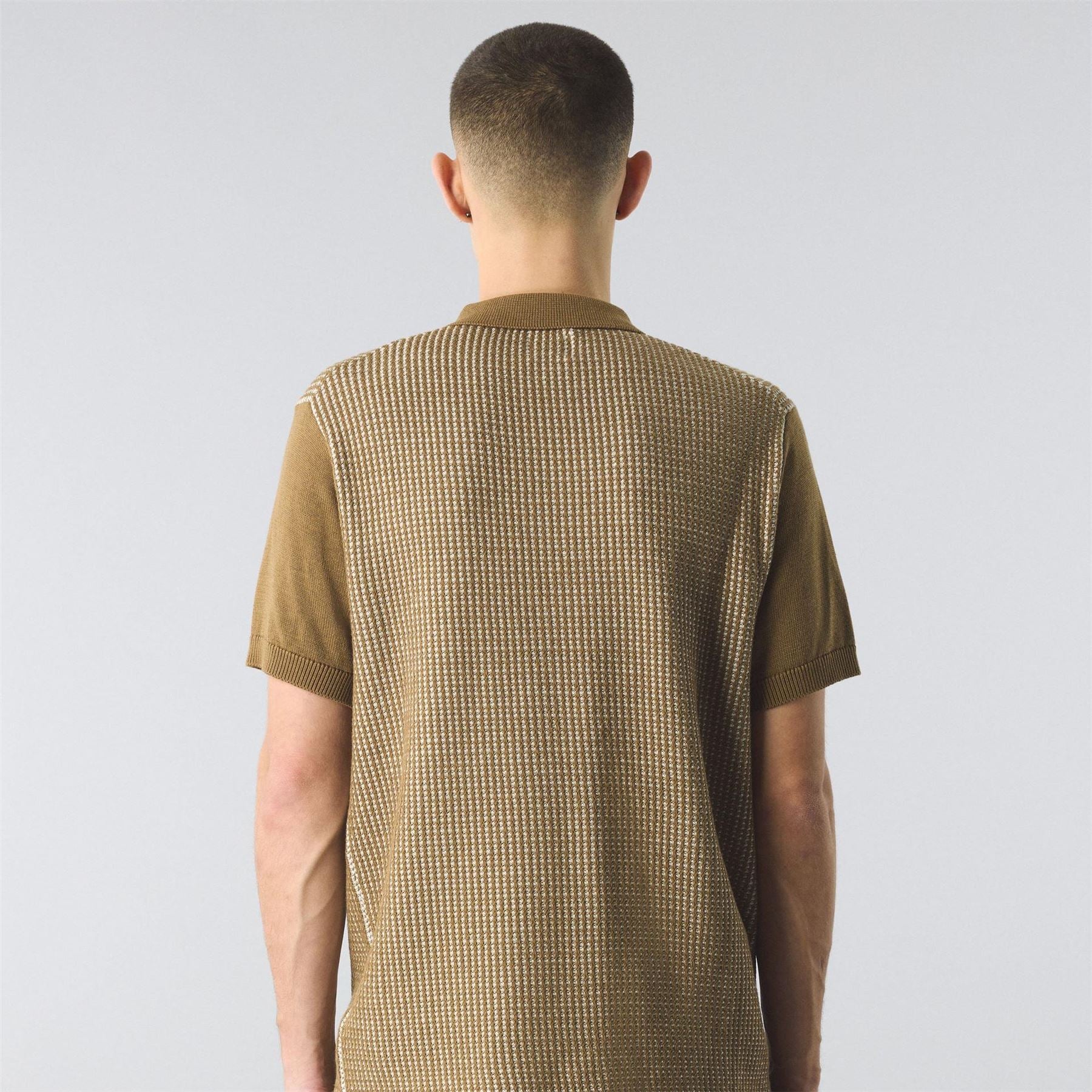 Pretty Green Roxy Knitted Short Sleeve Polo Shirt