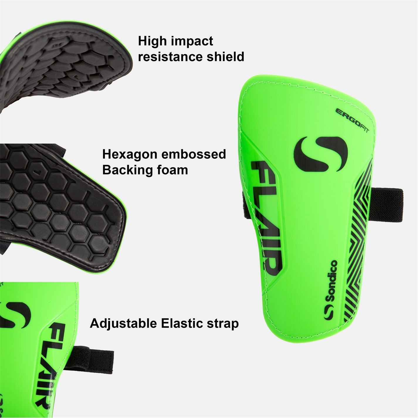 Sondico Flair Slip Shin Guards
