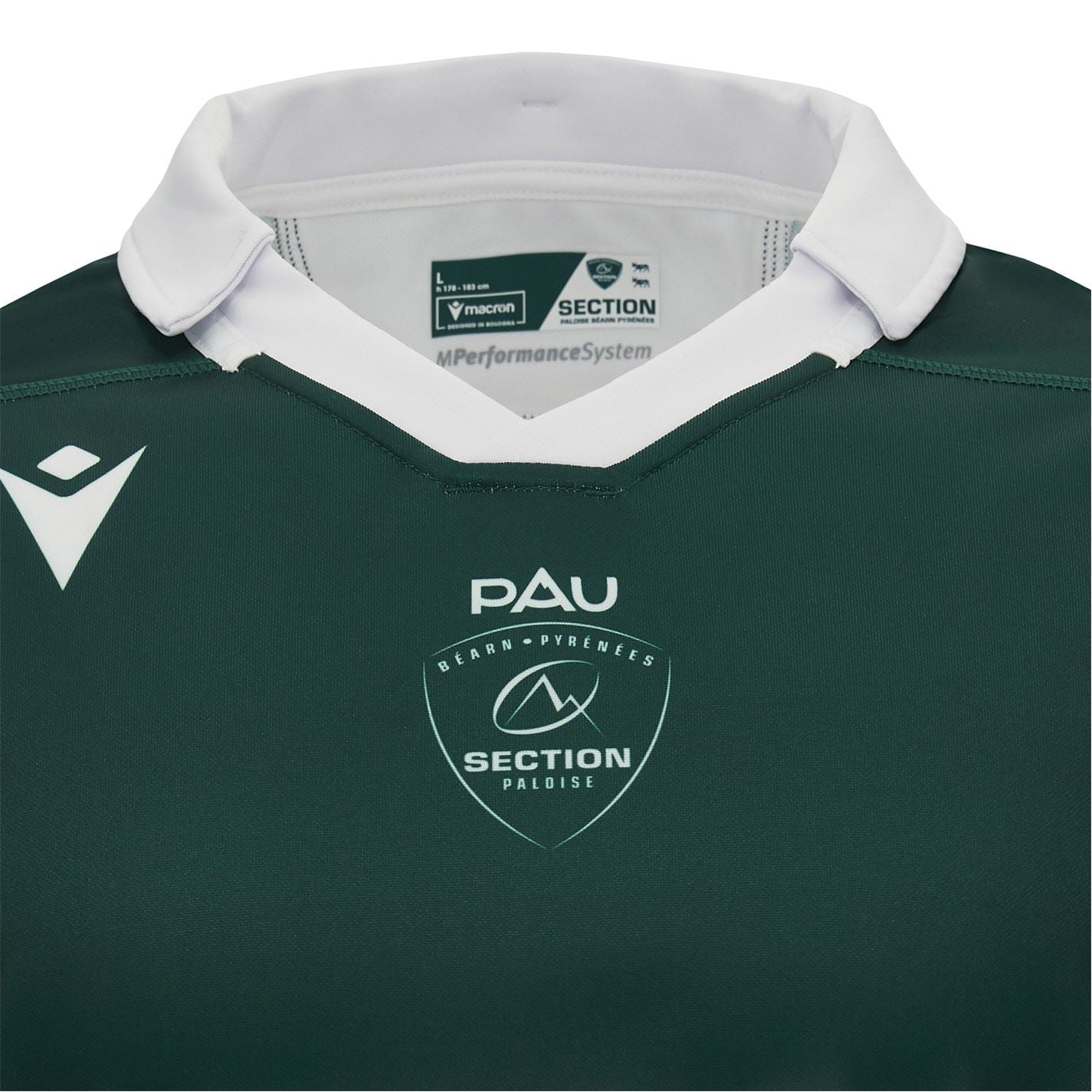 Macron Section Paloise Home Shirt 2023 2024 Adults