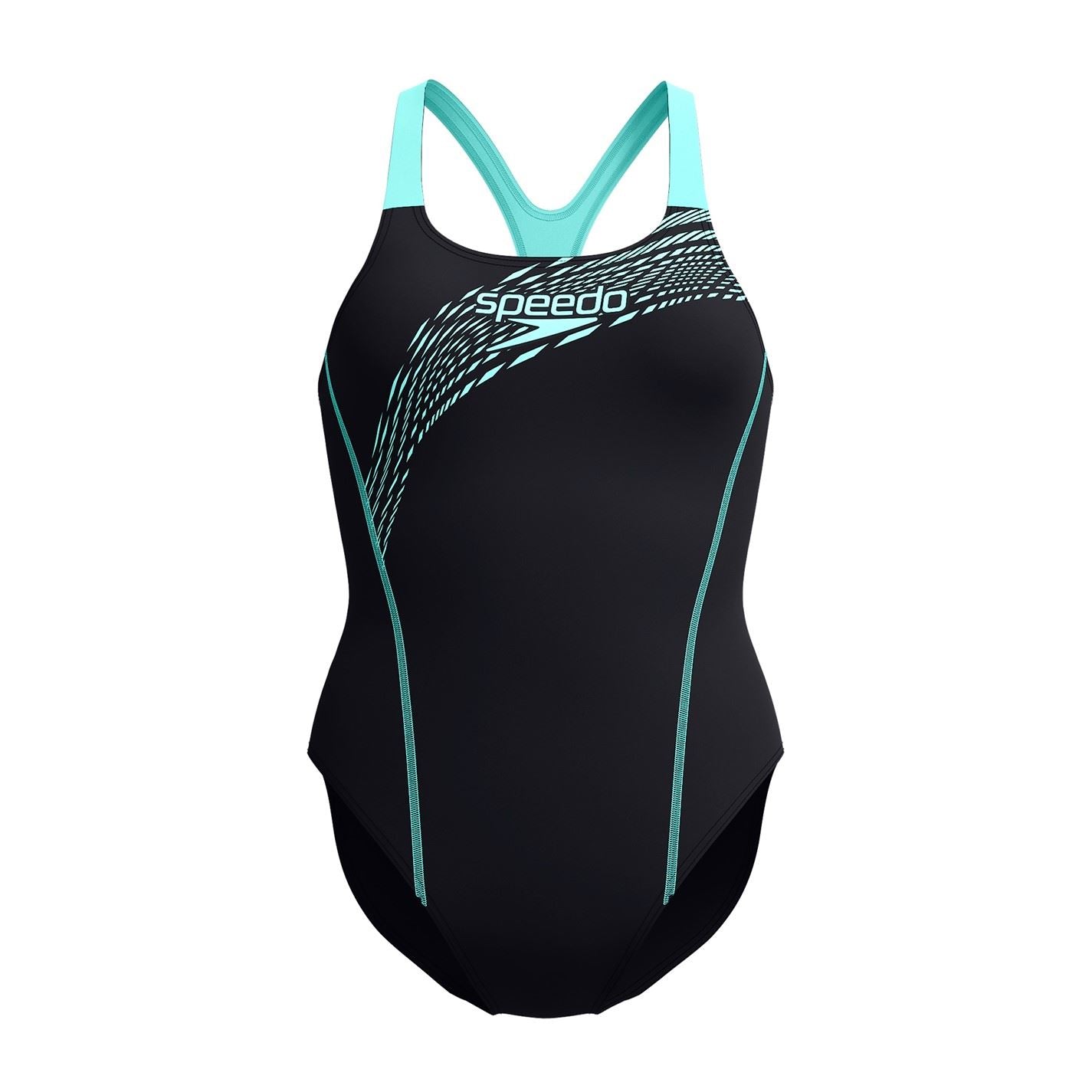 Speedo Medley Logo Muscle Back One-Piece Swimsuit