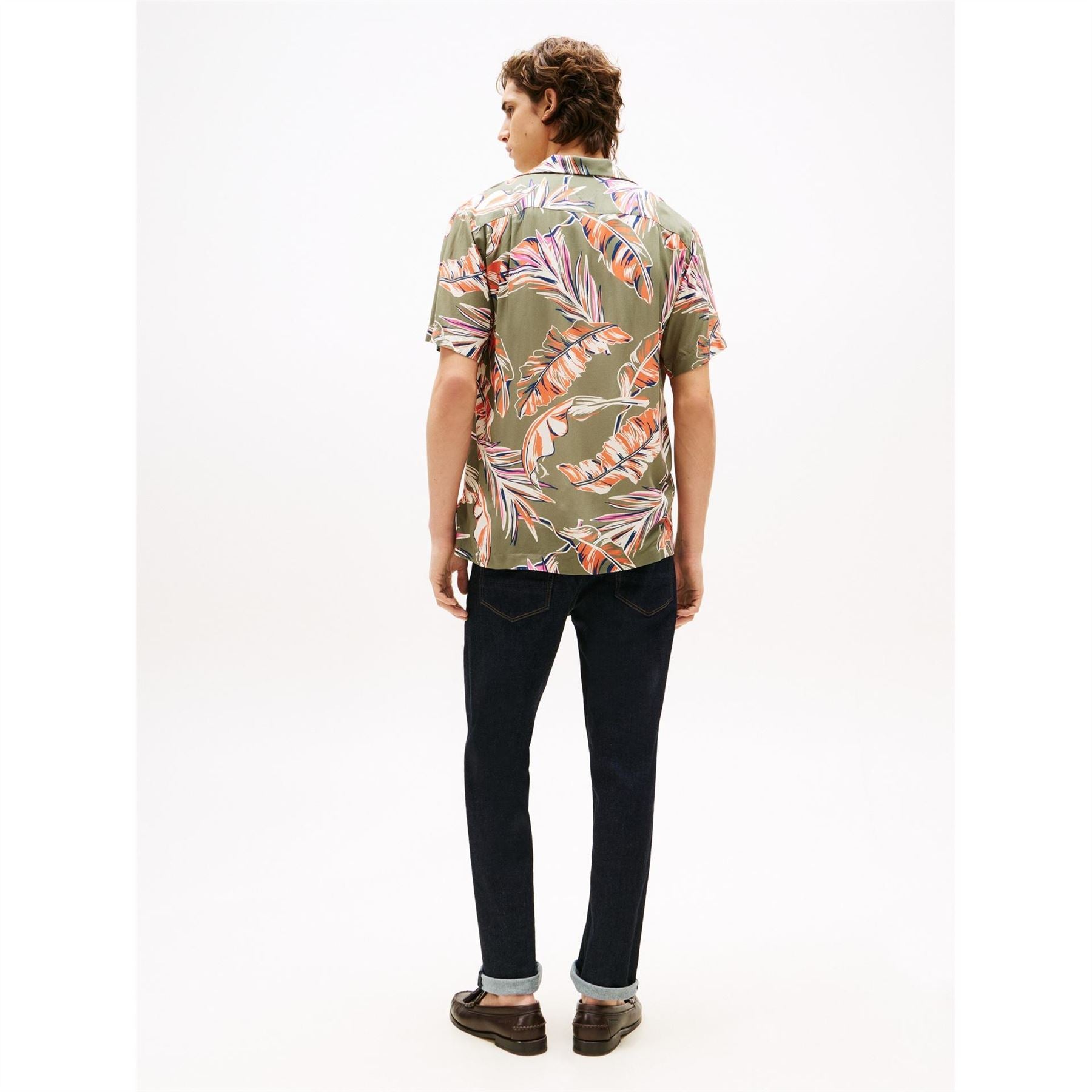 Tommy Hilfiger Floral Regular Fit Short Sleeve Shirt