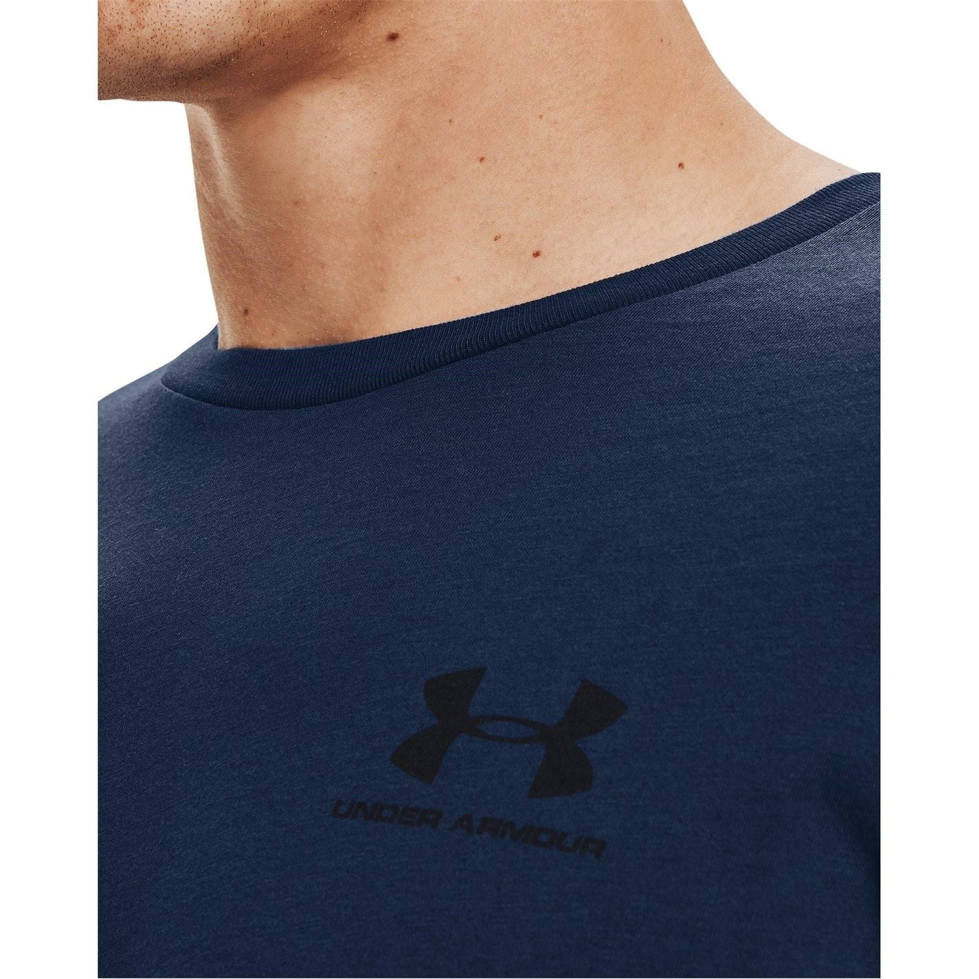 Under Armour Mens Armour Ua Left Chest Logo Short Sleeve