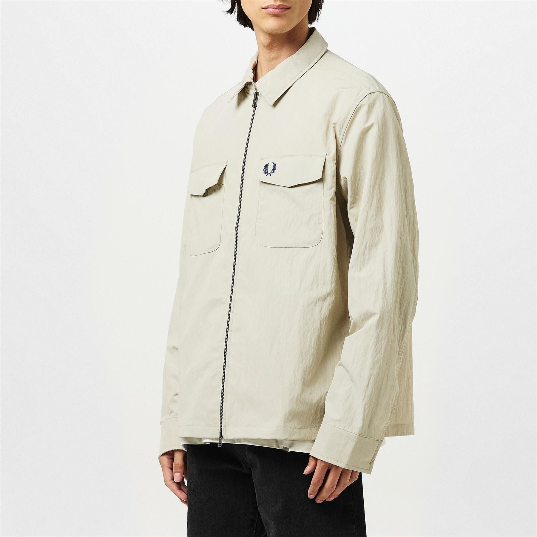 Fred Perry  Long Sleeve Zip Overshirt