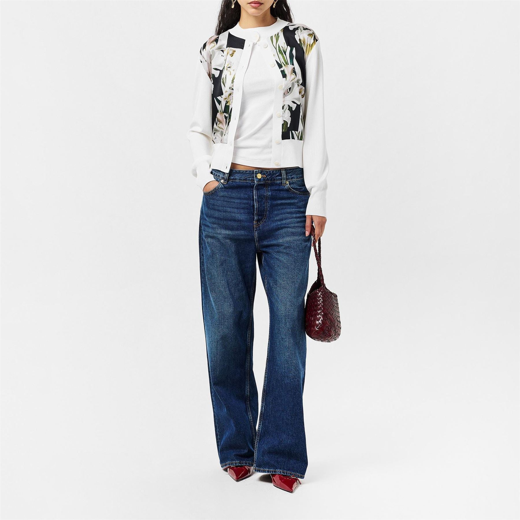 Ted Baker Belviaa Crew Neck Regular Fit Sweater