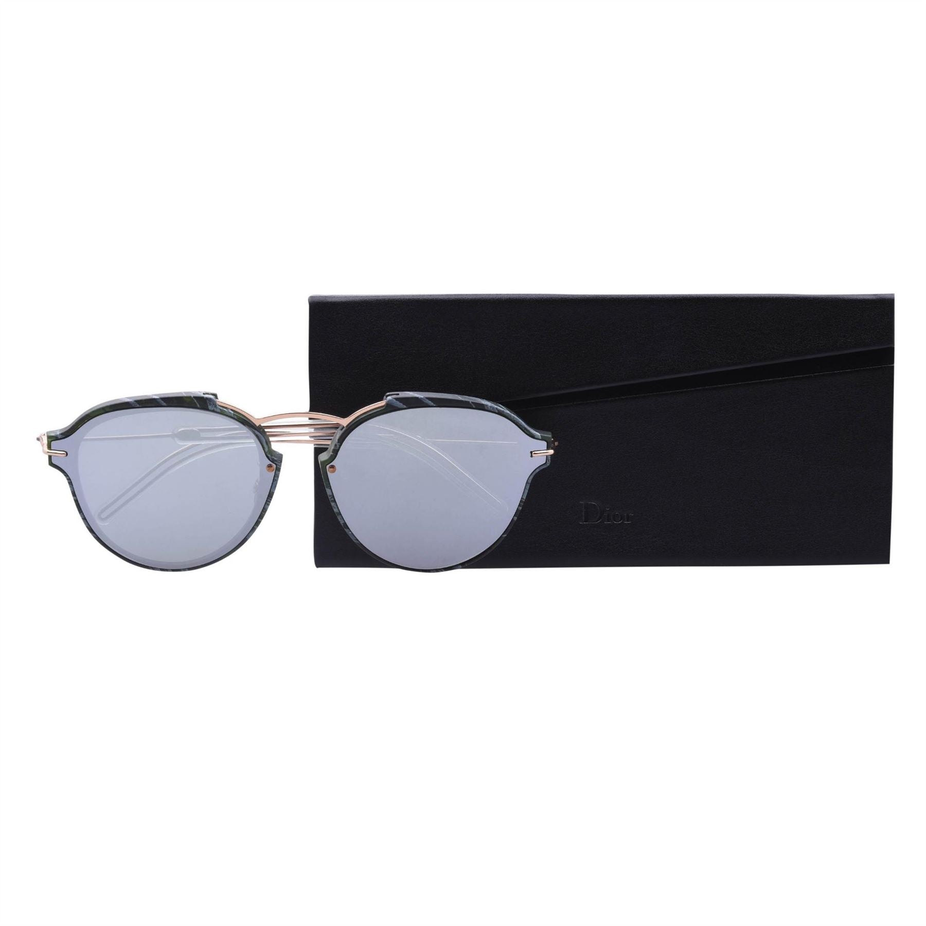 DIOR Brown 0cd000755 Round Sunglasses