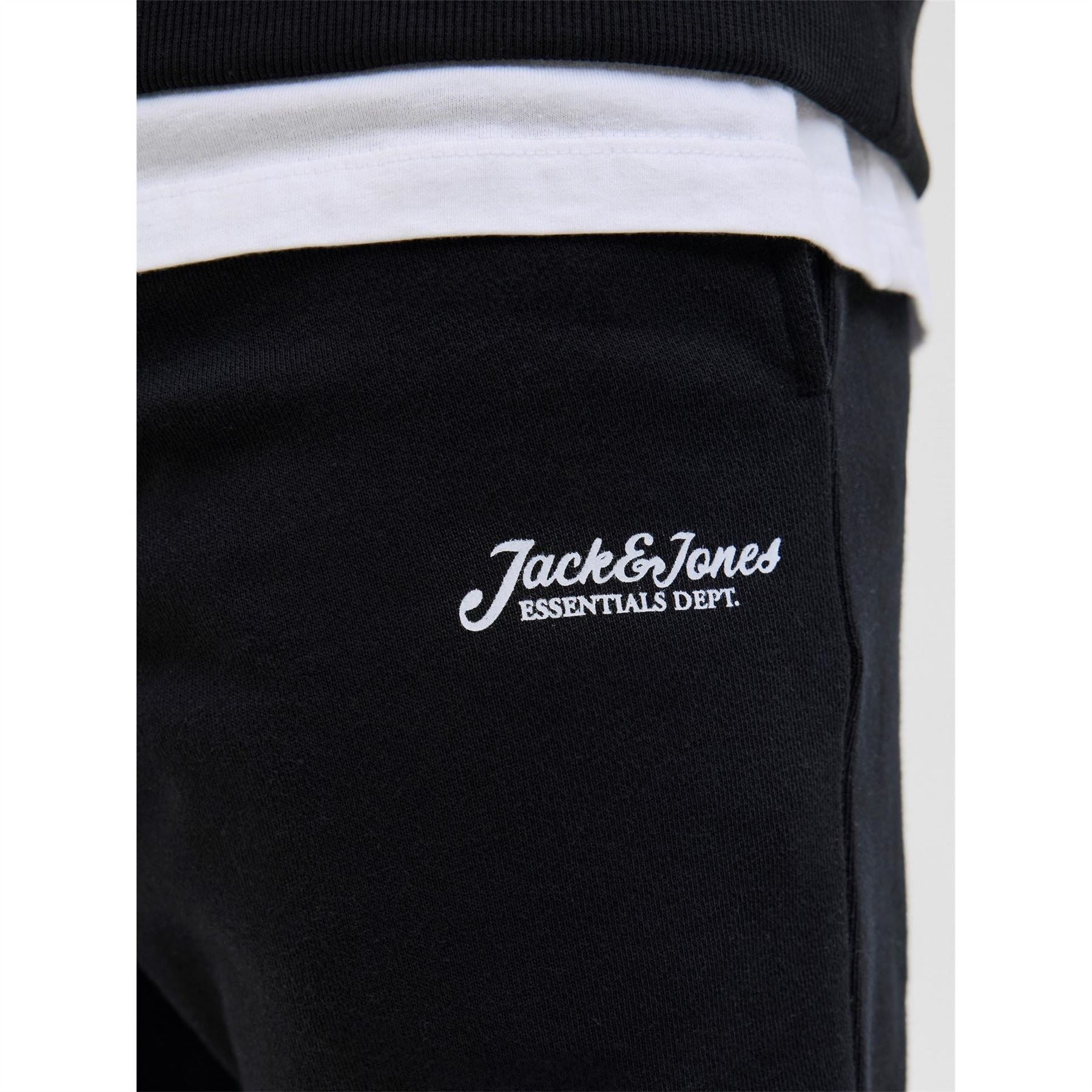 Jack and Jones Solid Bermuda Sweat Shorts