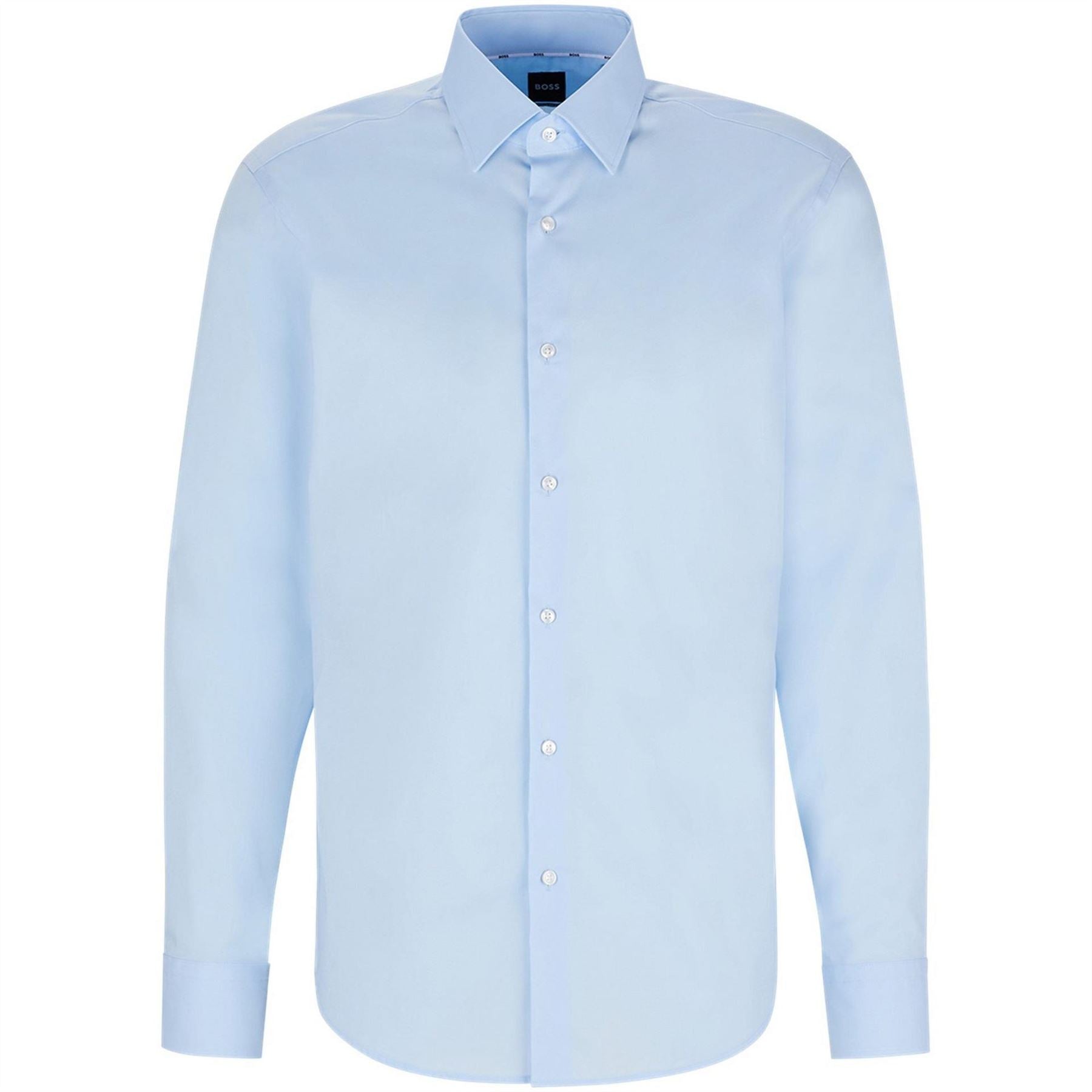 Boss Joe Collared Neck Point Collar Long Sleeve Shirt