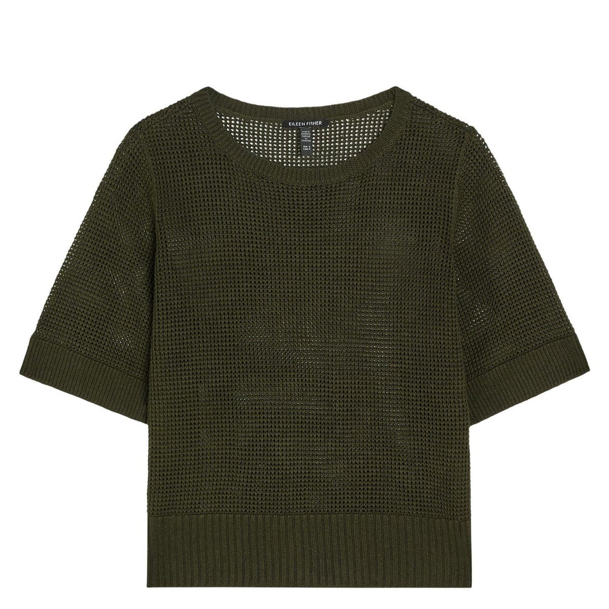 Eileen Fisher Round Neck Short Sleeve