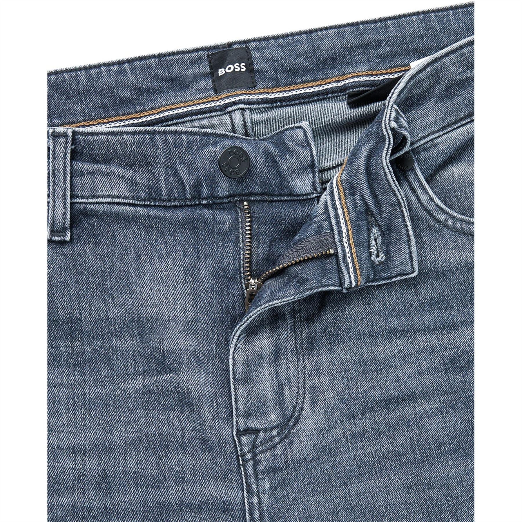 Boss Maine3 Slim Fit Mid Rise Jeans