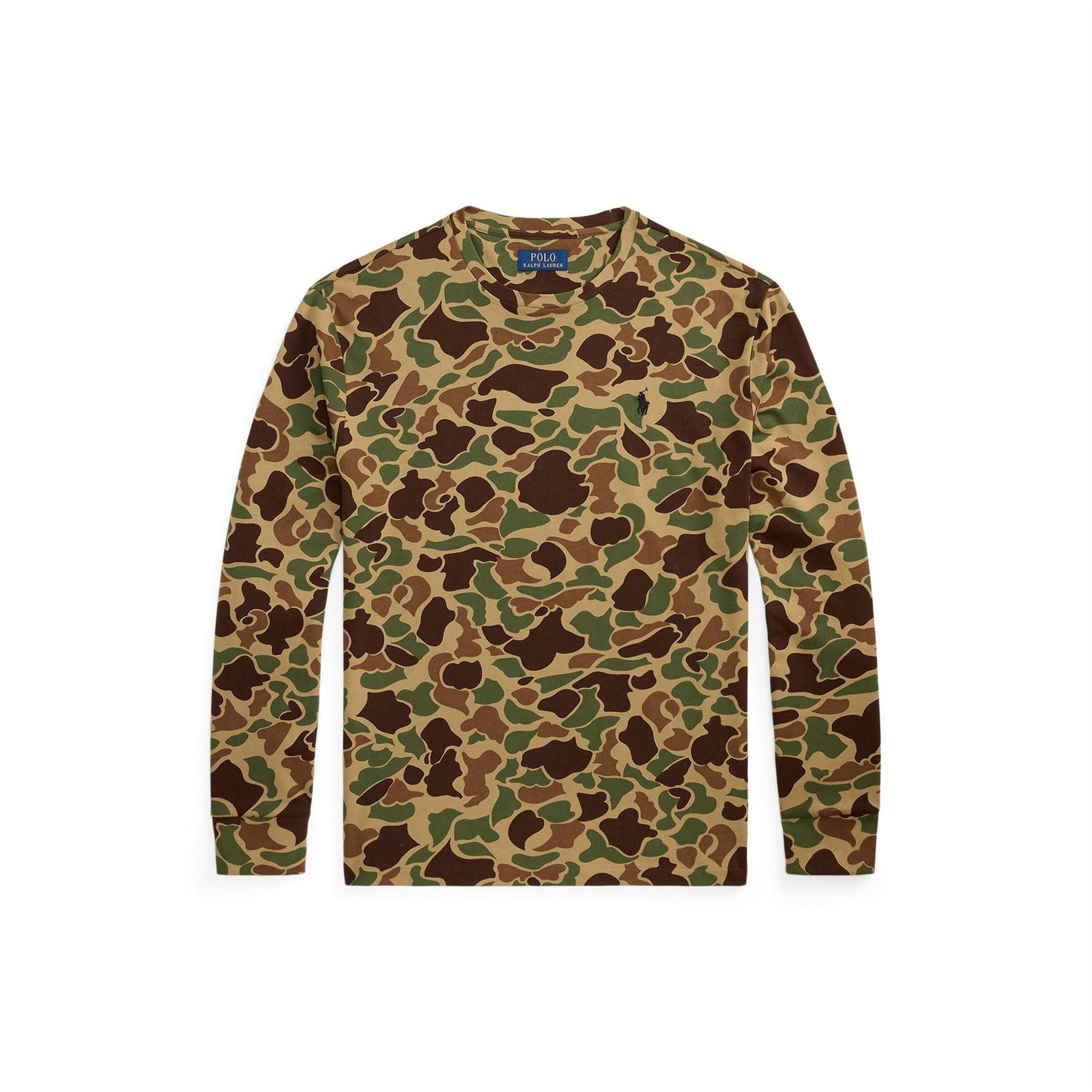 Polo Ralph Lauren Custom Long Sleeve Crew Neck Cotton T-Shirt
