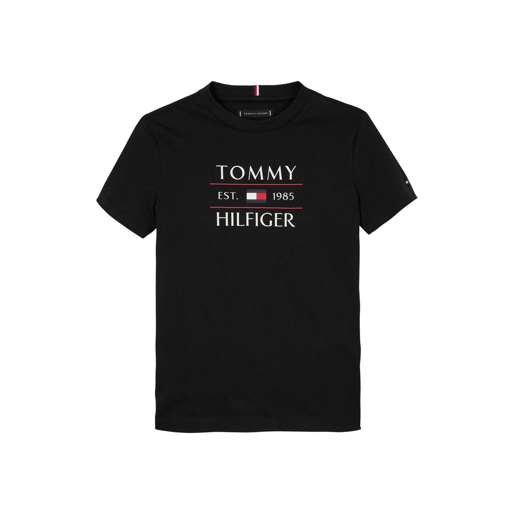 Tommy Hilfiger Flag Regular Fit Short Sleeve Crew Neck T-Shirt