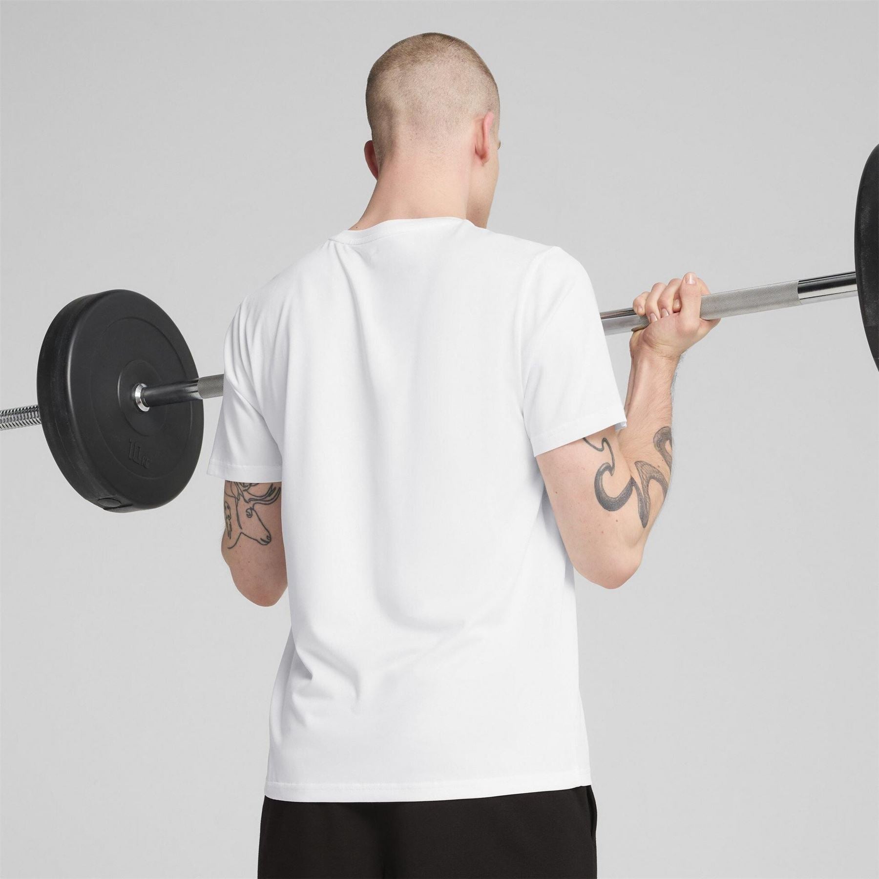 Puma Mens M Tad Essentials Solid Cat Tee (lc S T-Shirt