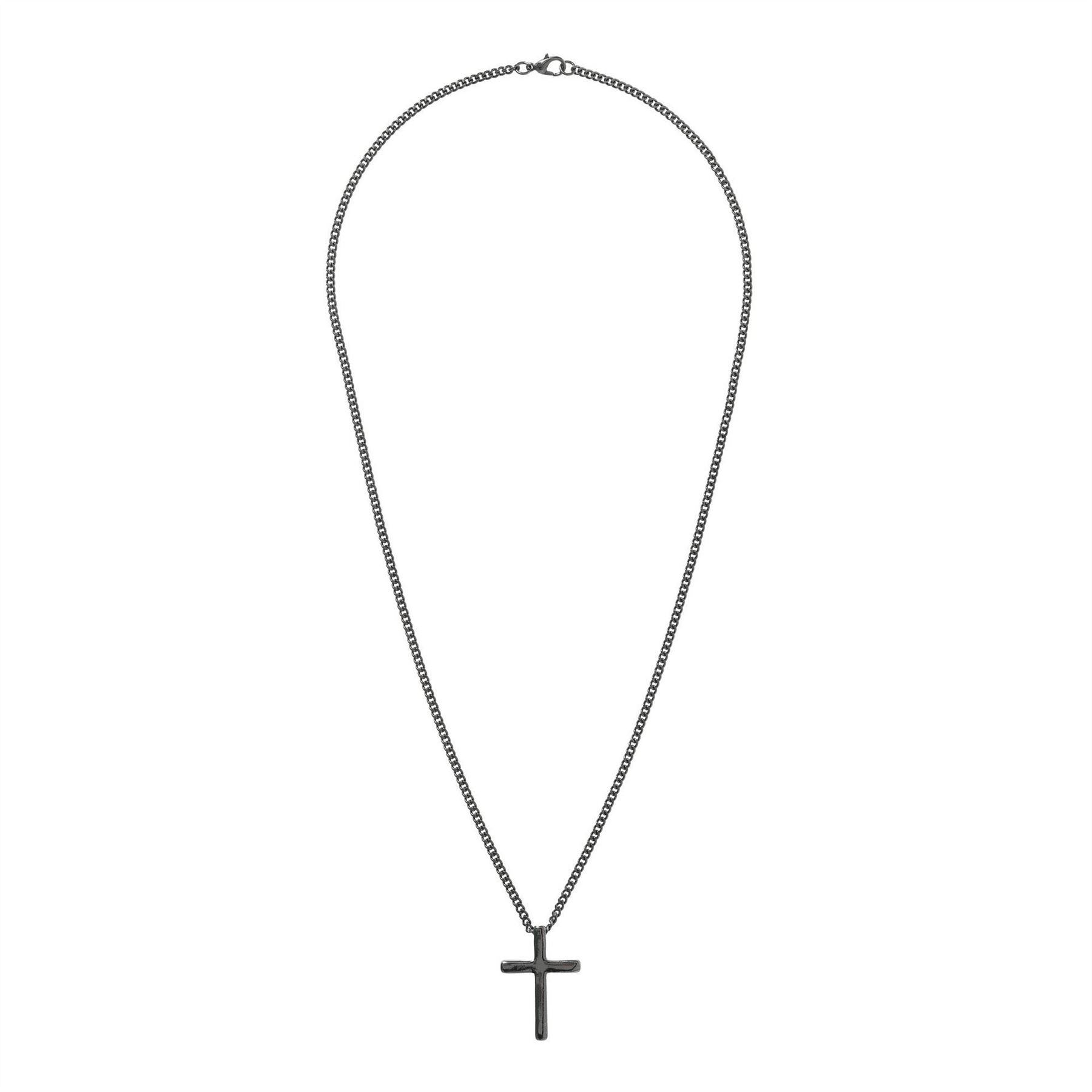 Fabric Cross Necklace