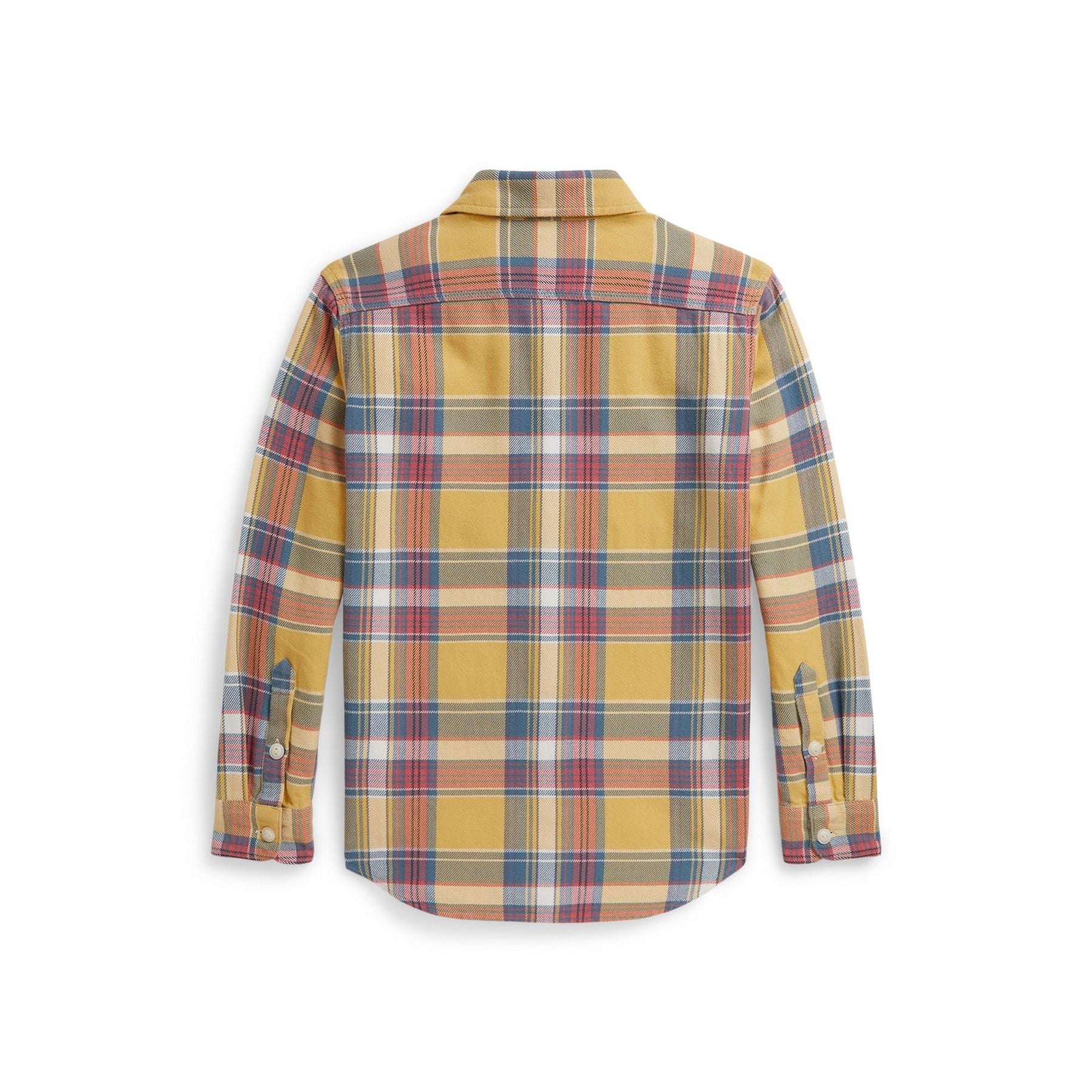 Polo Ralph Lauren Junior Check Flannel Collared Long Sleeve Shirt