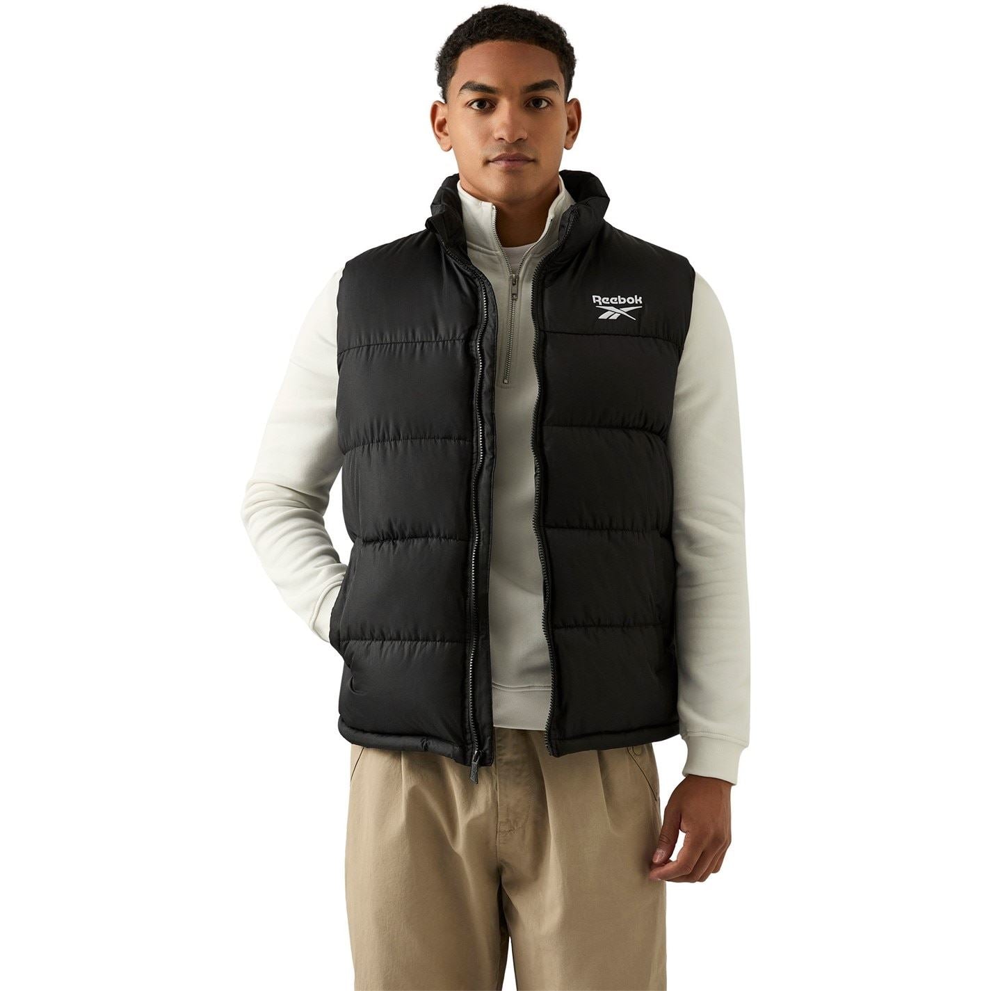 Reebok  Heavyweight Quilted Puffer Gilet