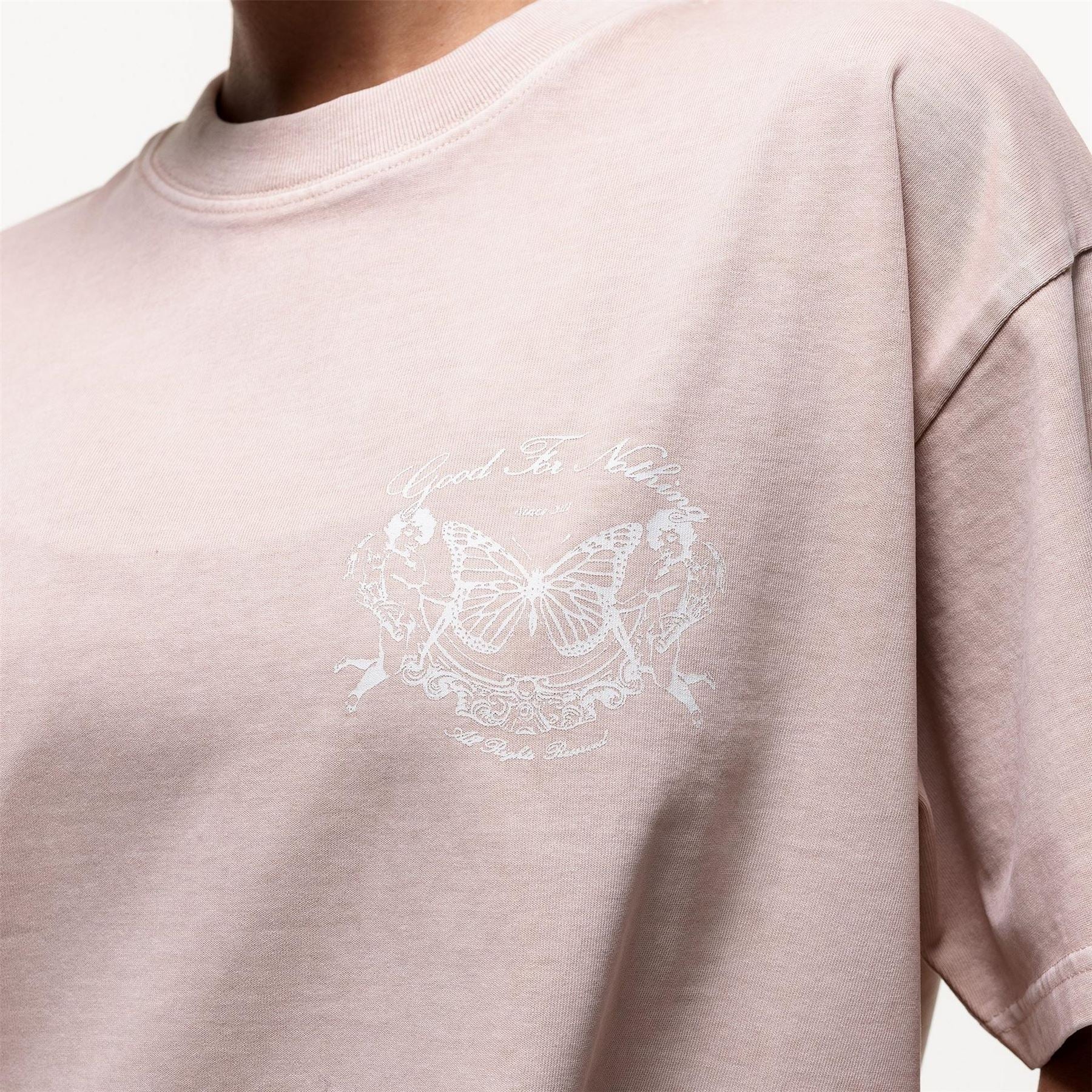 Good For Nothing Oversized T-Shirt Pink