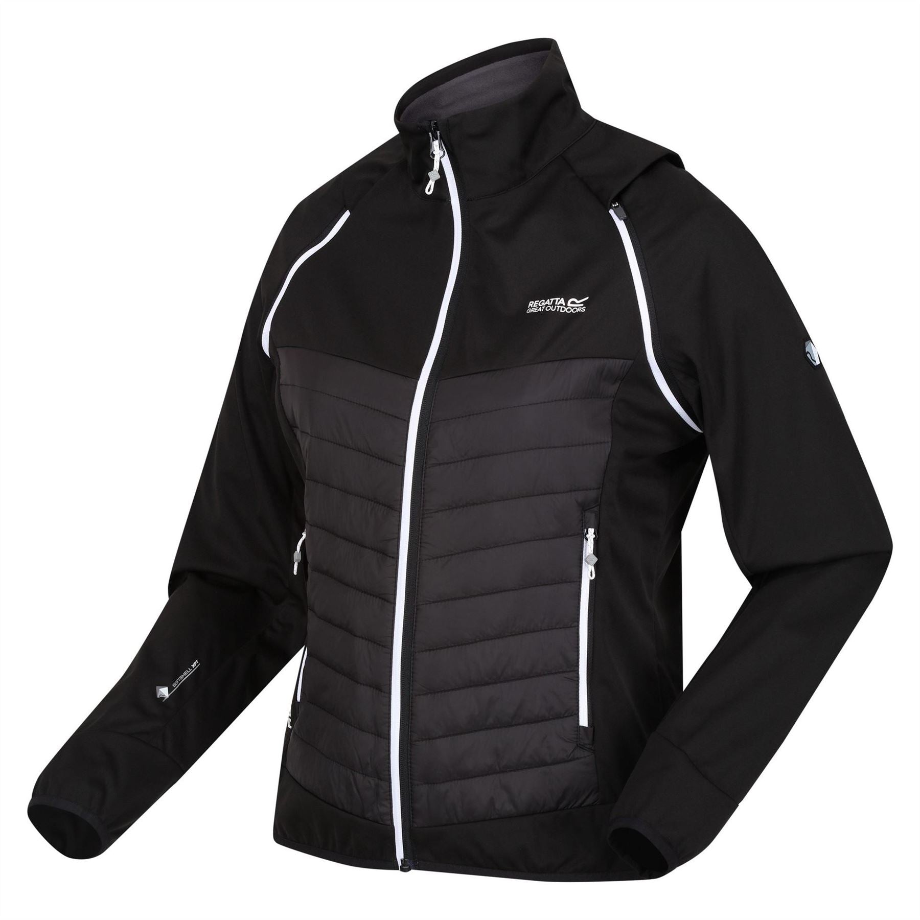 Regatta Steren Color Block Zipped Pocket Softshell Hybrid Jacket